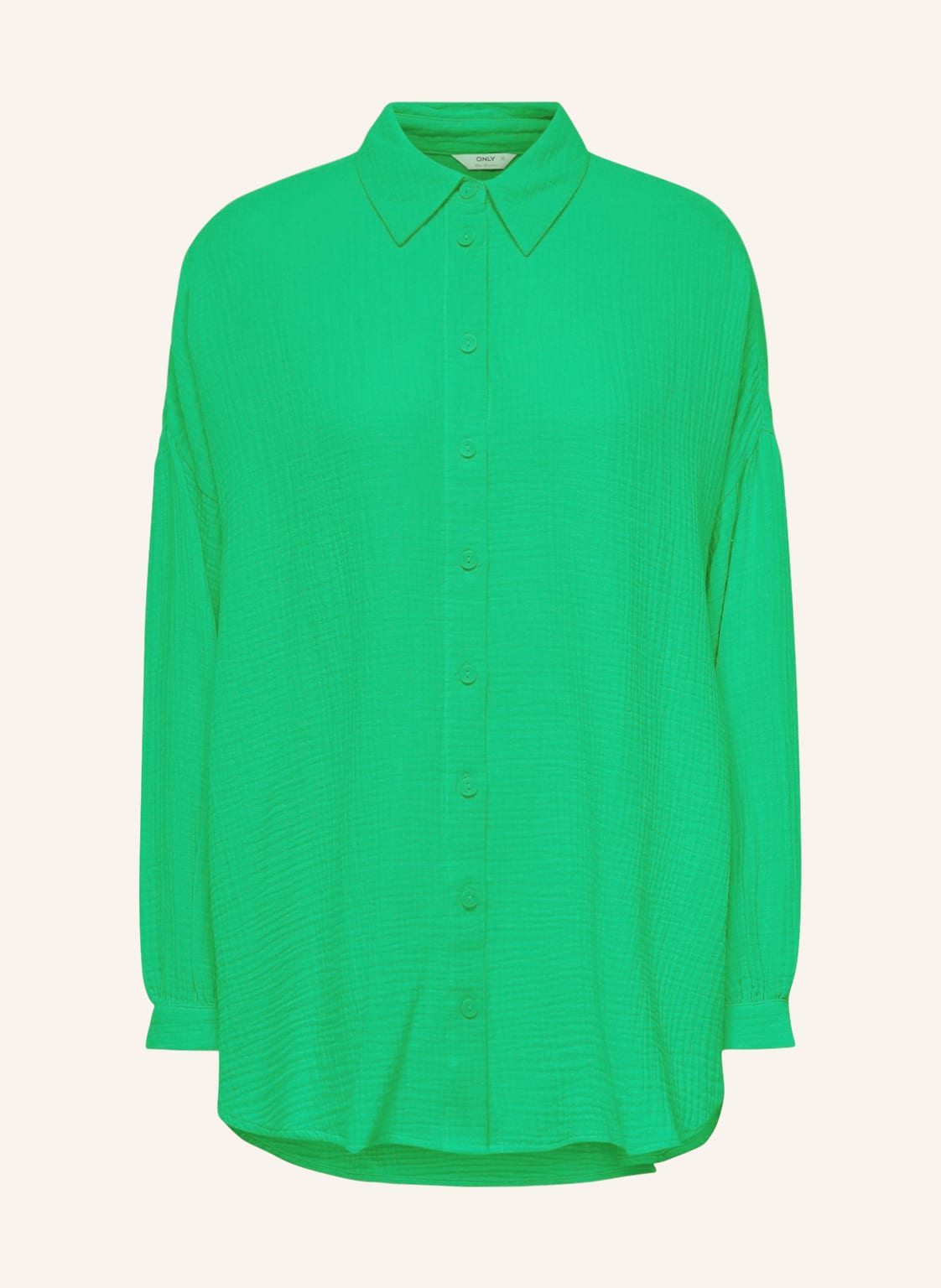 Image of Only Oversized-Hemdbluse gruen