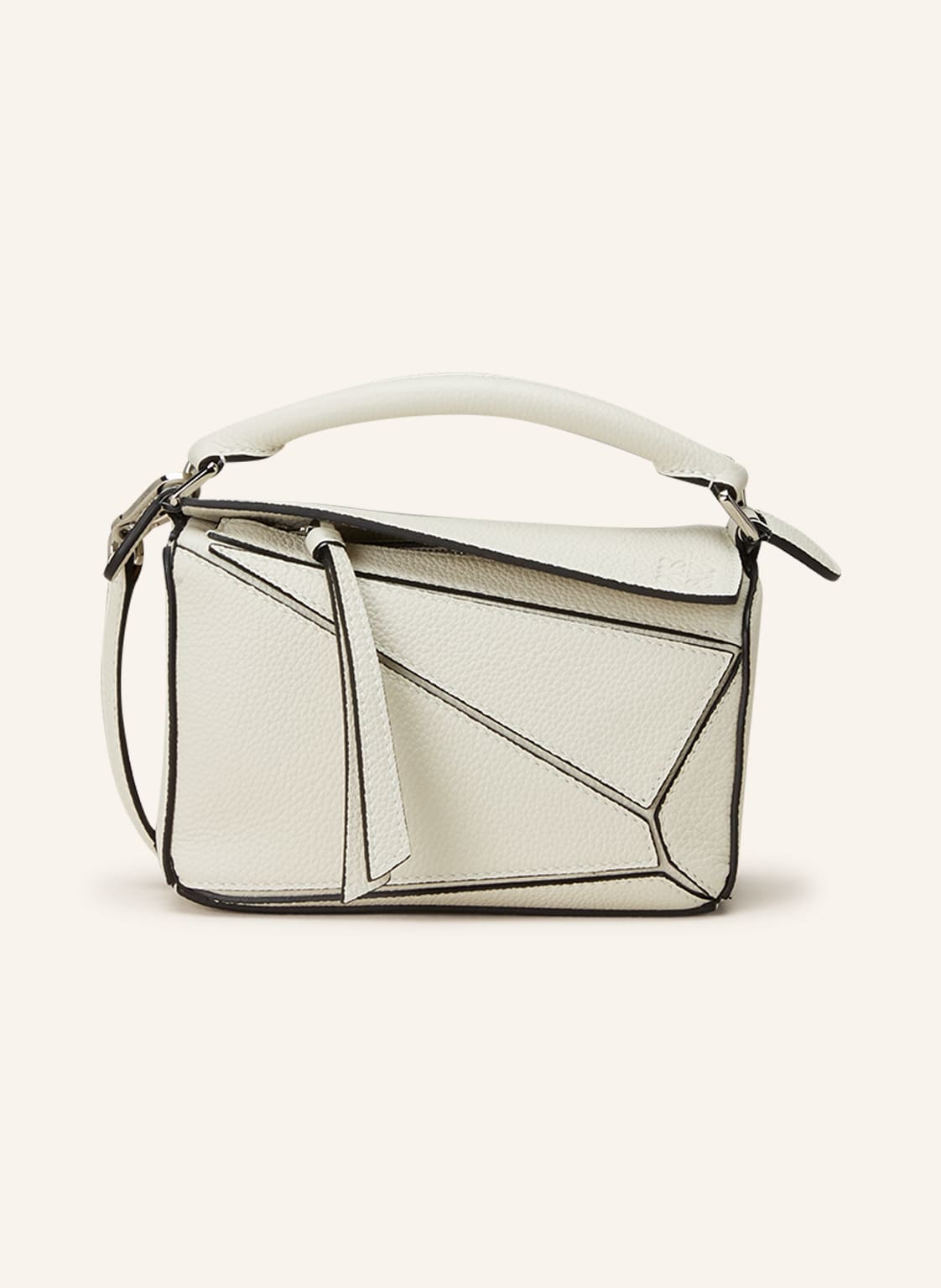 Image of Loewe Umhängetasche Puzzle Mini weiss