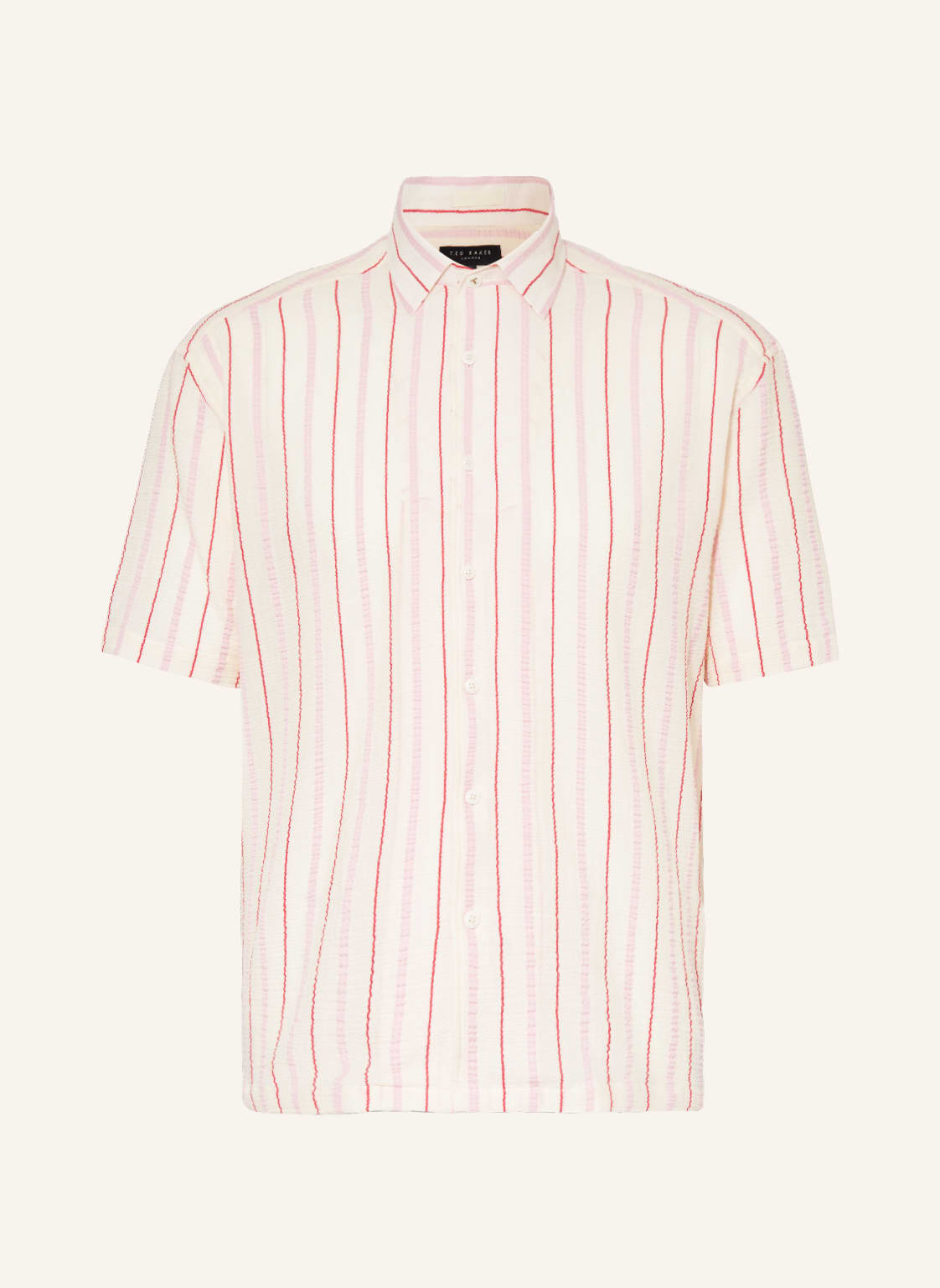 Image of Ted Baker Kurzarm-Hemd Hillma Comfort Fit rosa