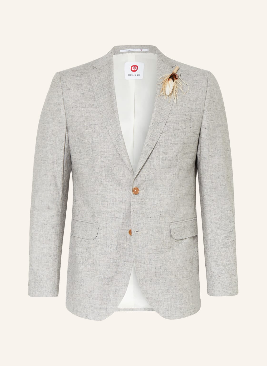 Image of Cg - Club Of Gents Anzugsakko Cg Paul Slim Fit grau