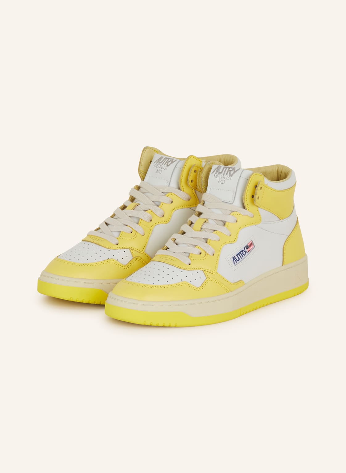 Image of Autry Hightop-Sneaker Medalist gelb