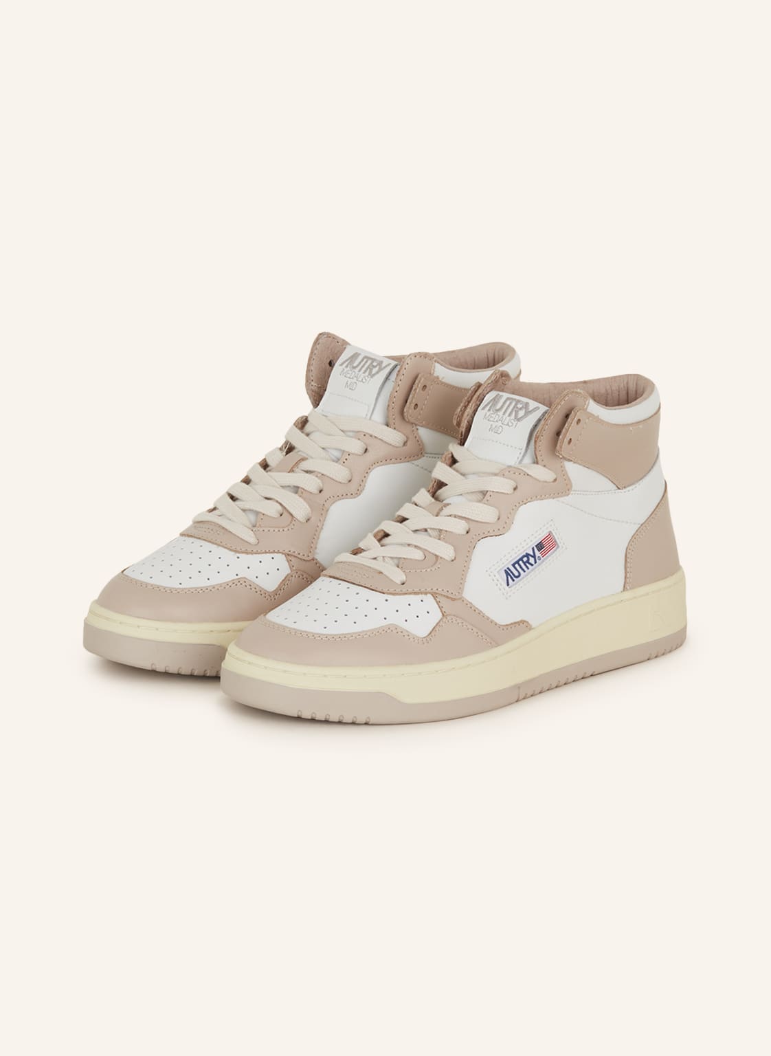 Image of Autry Hightop-Sneaker Medalist beige