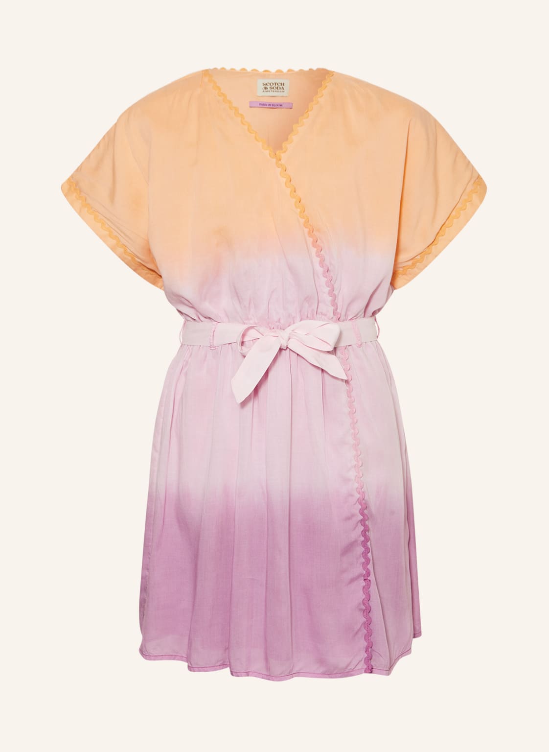 Image of Scotch & Soda Kleid In Wickeloptik violett