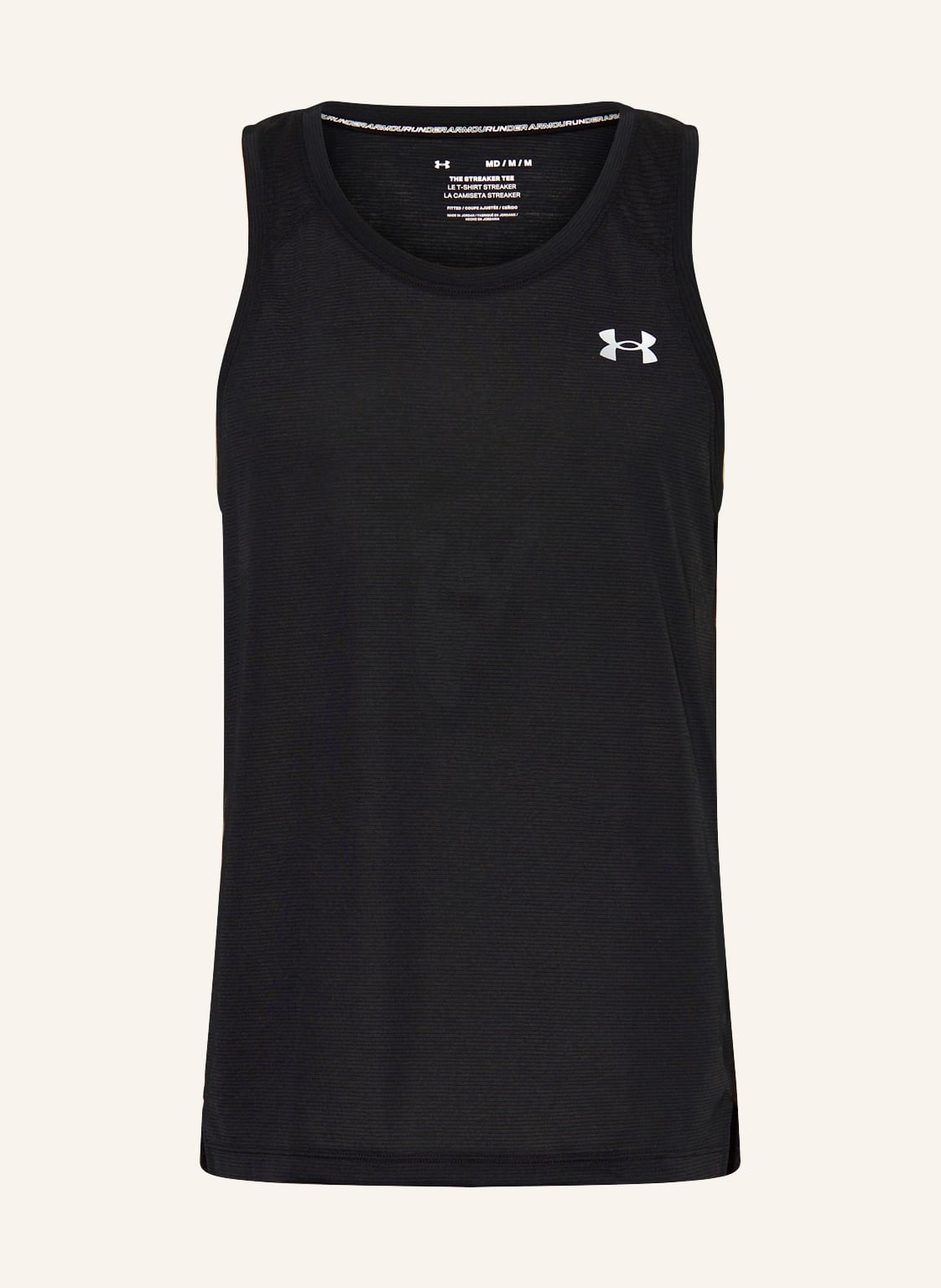 Image of Under Armour Lauftop Ua Streaker Mit Mesh schwarz