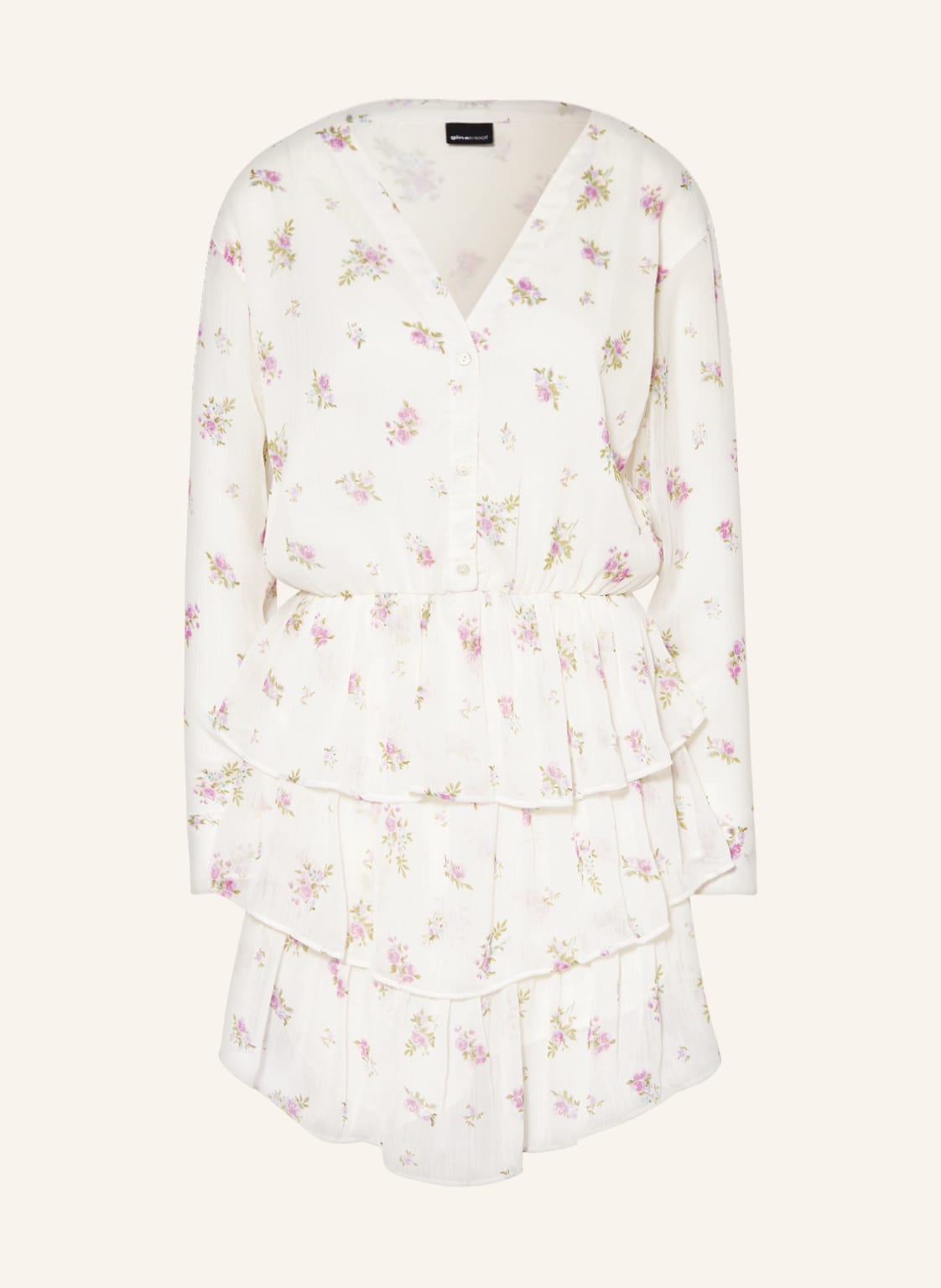 Image of Gina Tricot Kleid Mirr weiss