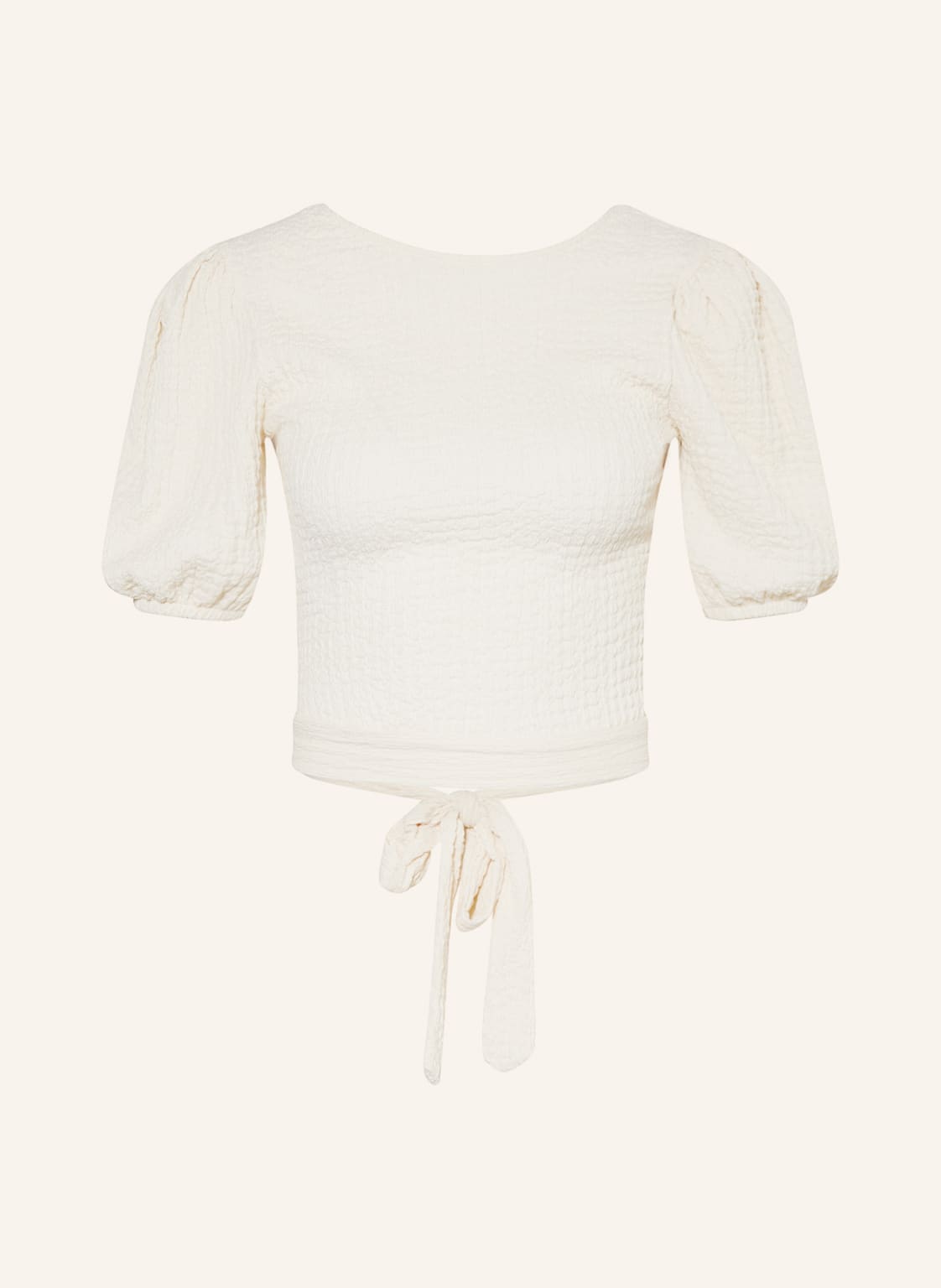 Image of Gina Tricot Cropped-Top weiss