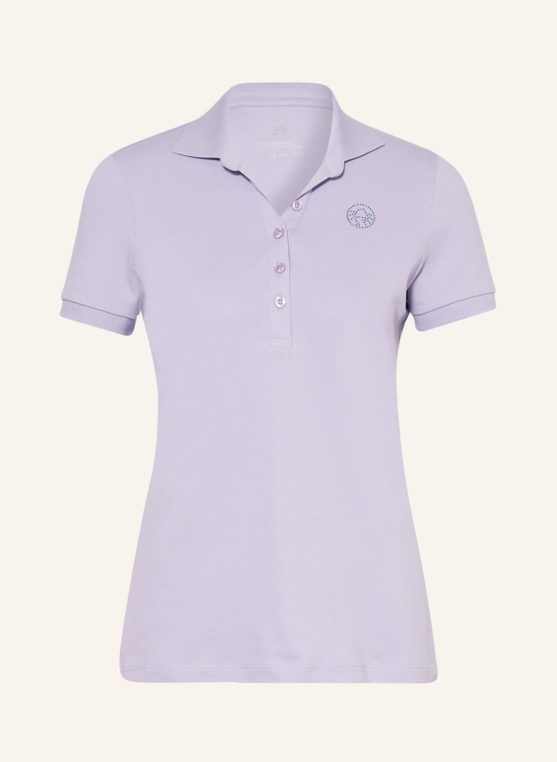Image of Sportalm Piqué-Poloshirt violett