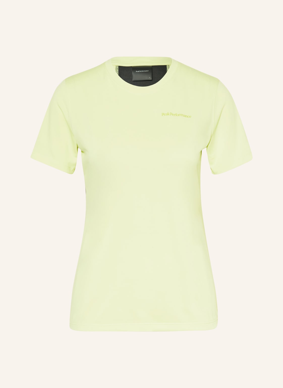 Image of Peak Performance T-Shirt Alum Light Mit Mesh gelb