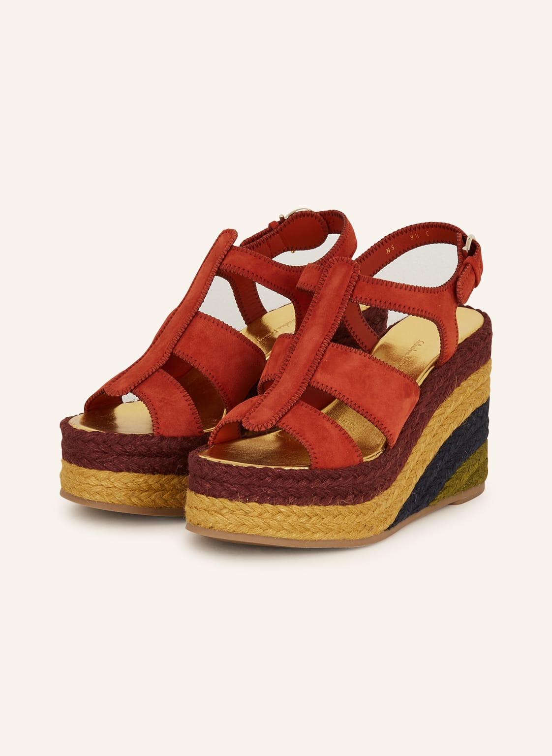 Image of Ferragamo Plateau-Wedges Renee braun