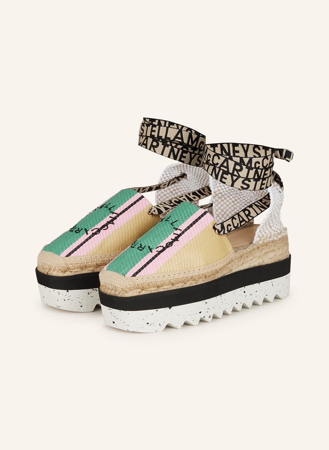 Image of Stella Mccartney Plateau-Espadrilles Gaia gruen