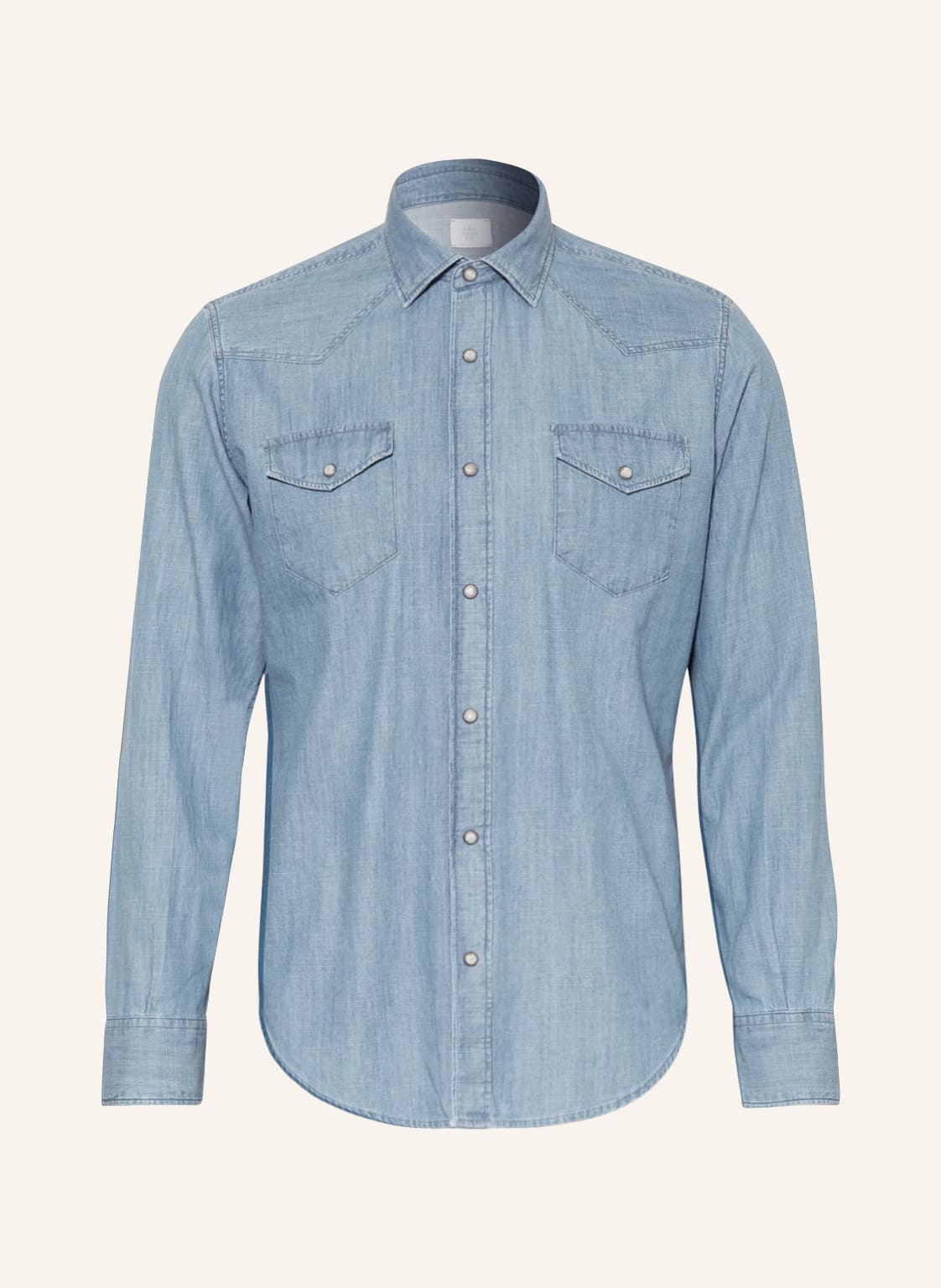 Image of Eleventy Hemd Slim Fit blau