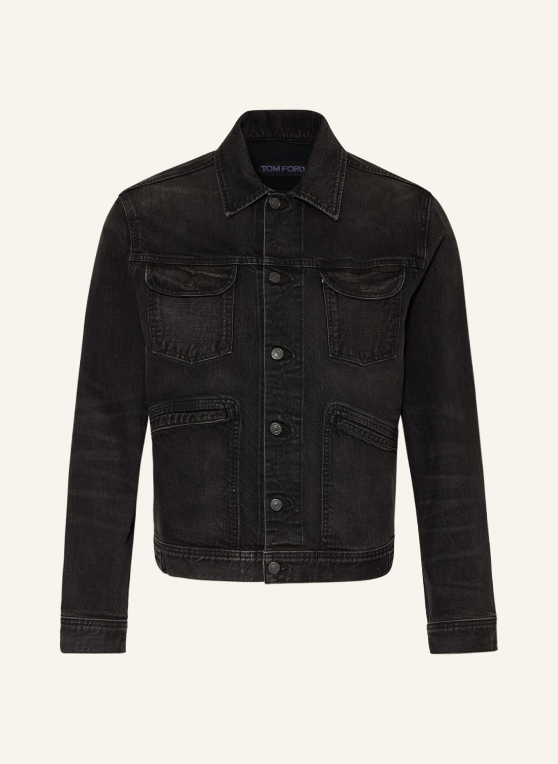 Image of Tom Ford Jeansjacke schwarz