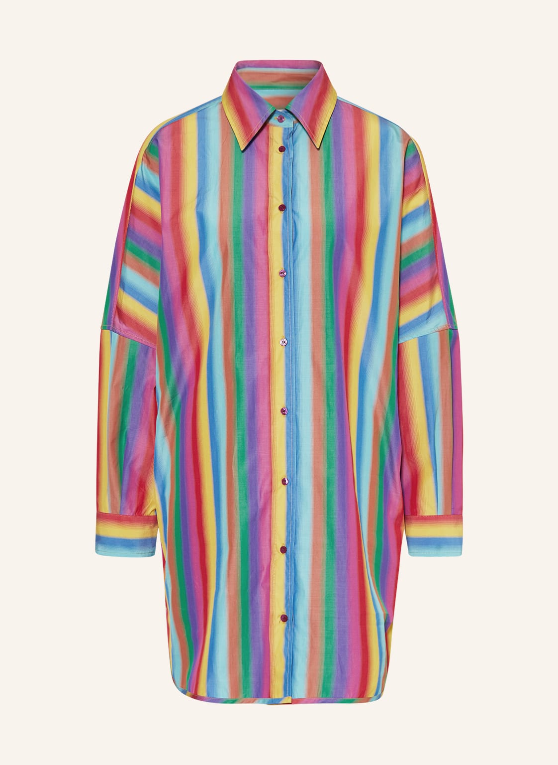 Image of Etro Oversized-Hemdbluse blau