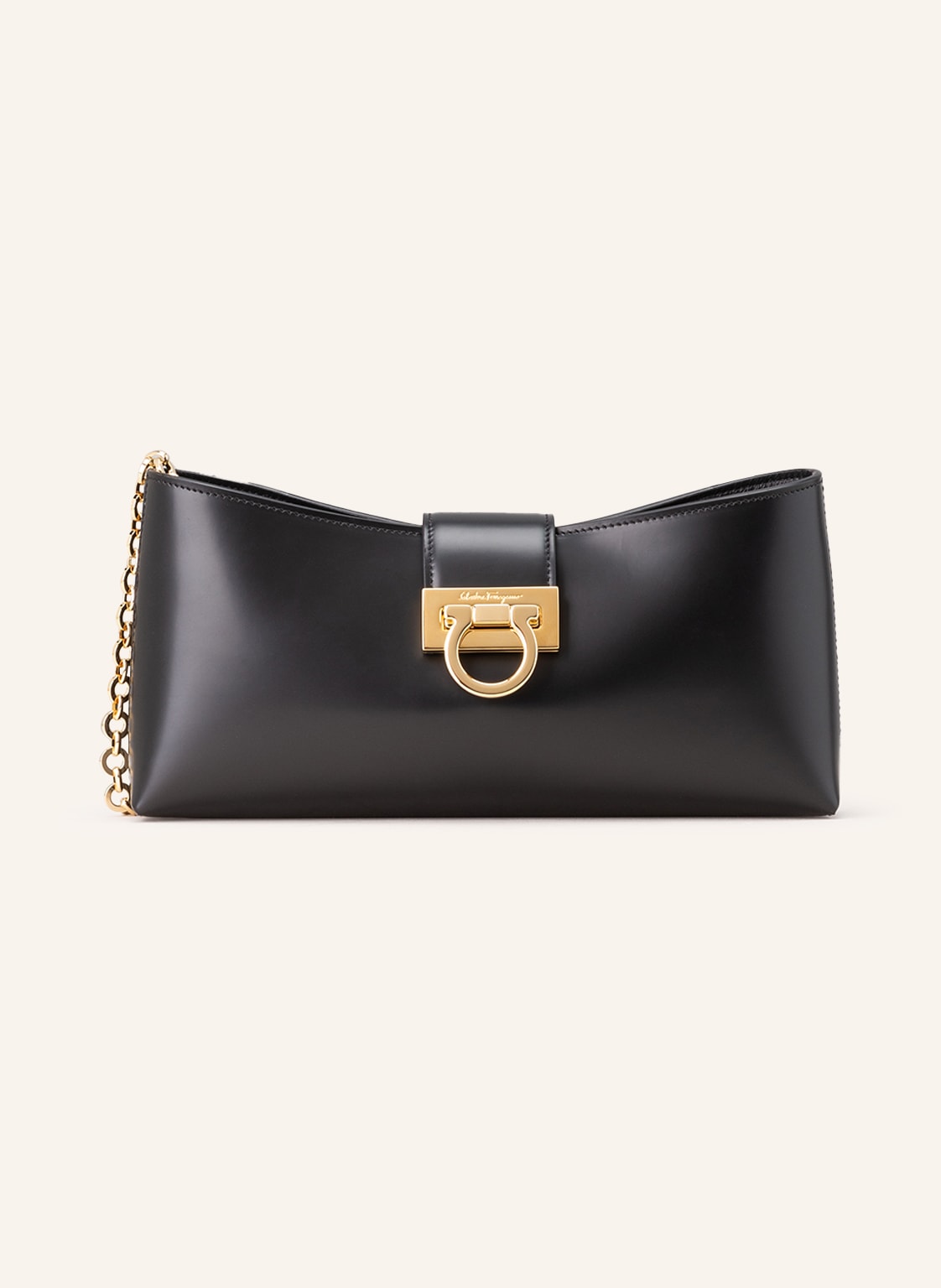 Image of Ferragamo Handtasche Trifolio schwarz