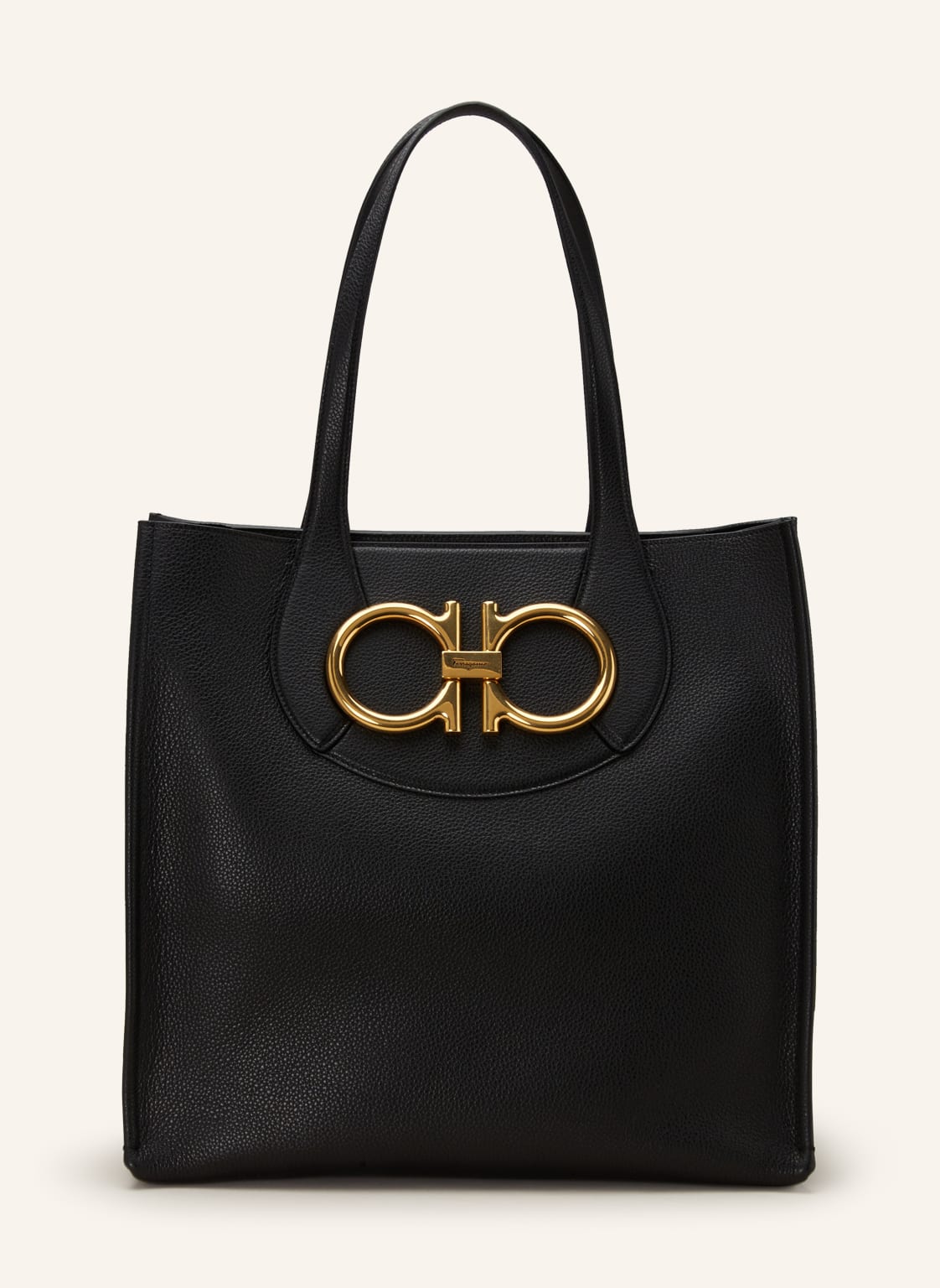 Image of Ferragamo Shopper Maxi Gancio schwarz