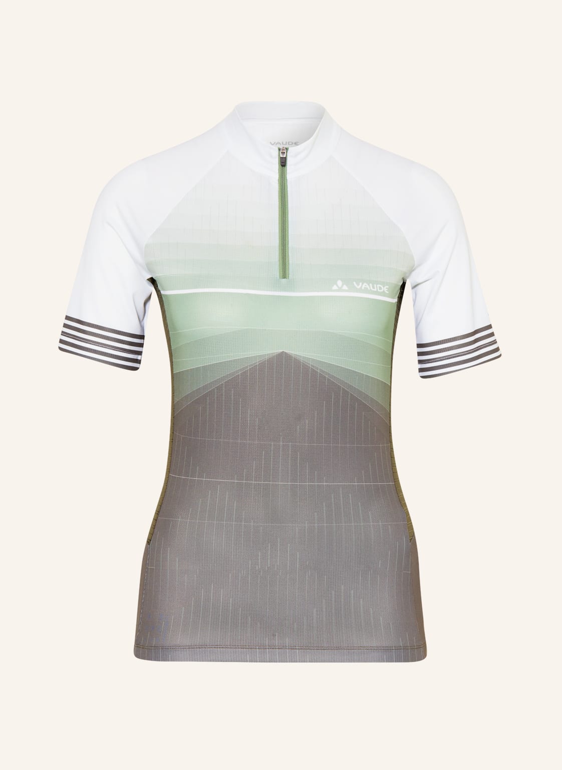 Image of Vaude Radtrikot Posta Hz Mit Mesh gruen