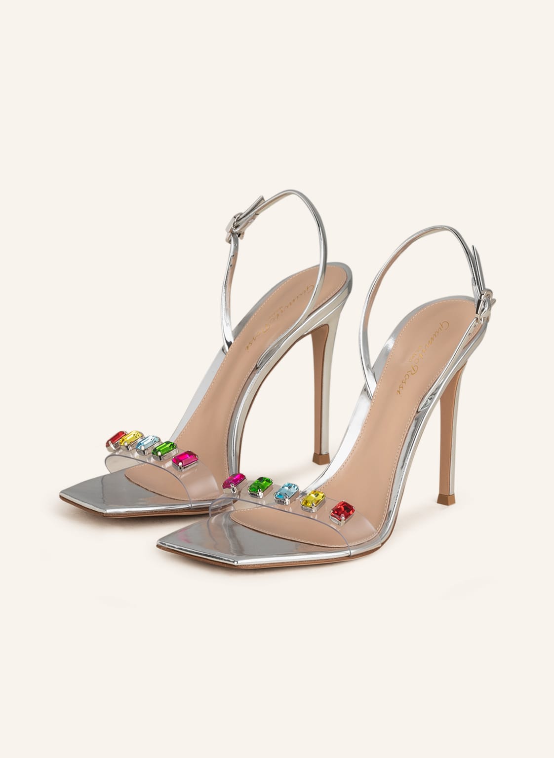 Image of Gianvito Rossi Sandaletten silber