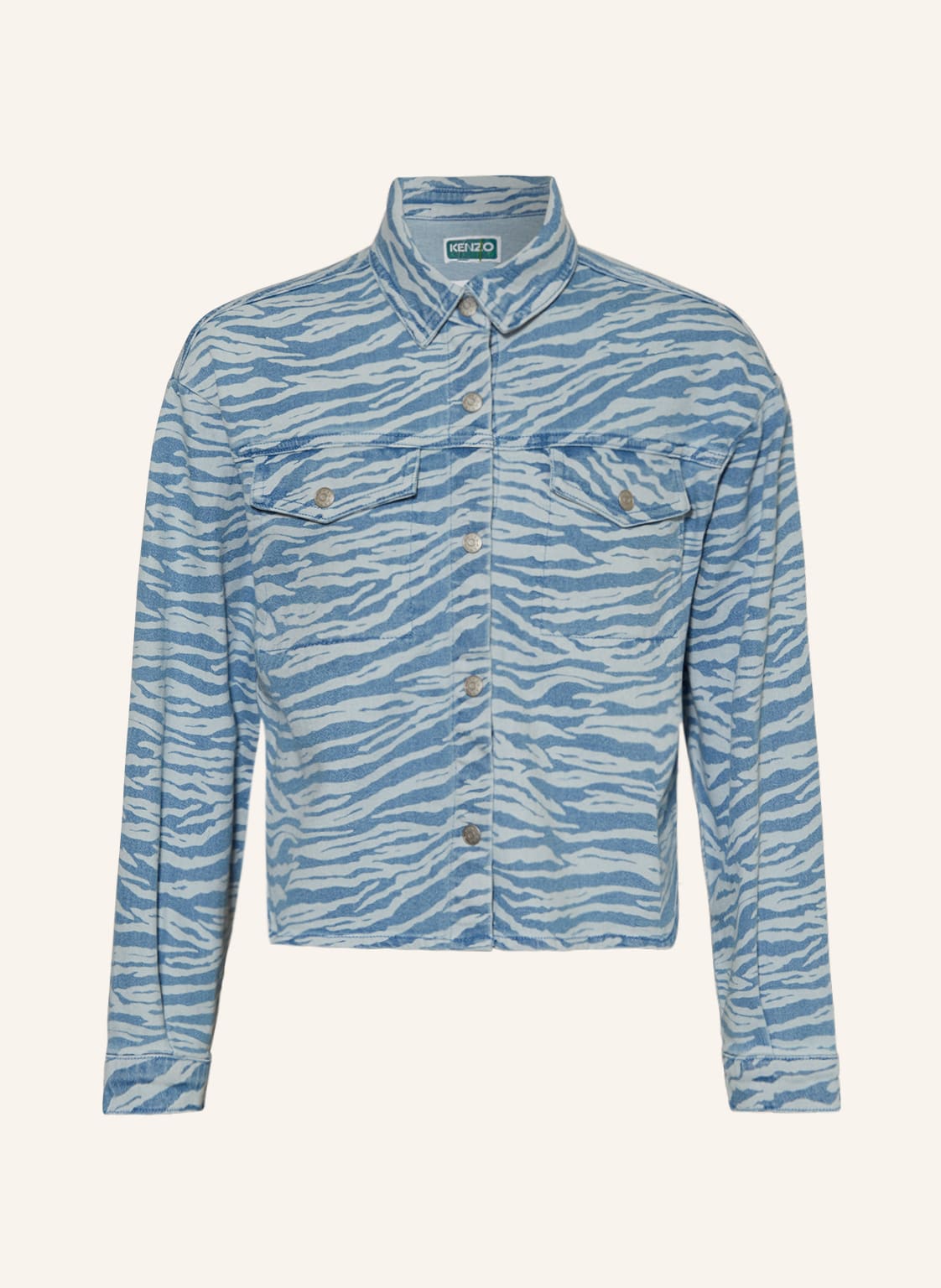 Image of Kenzo Jeansbluse blau