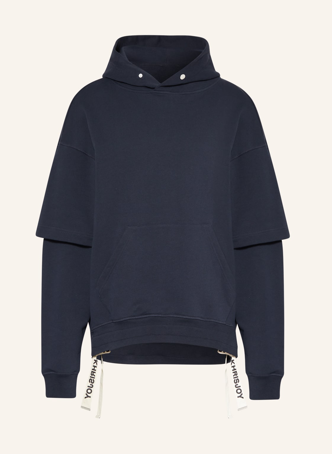 Image of Khrisjoy Oversized-Hoodie blau