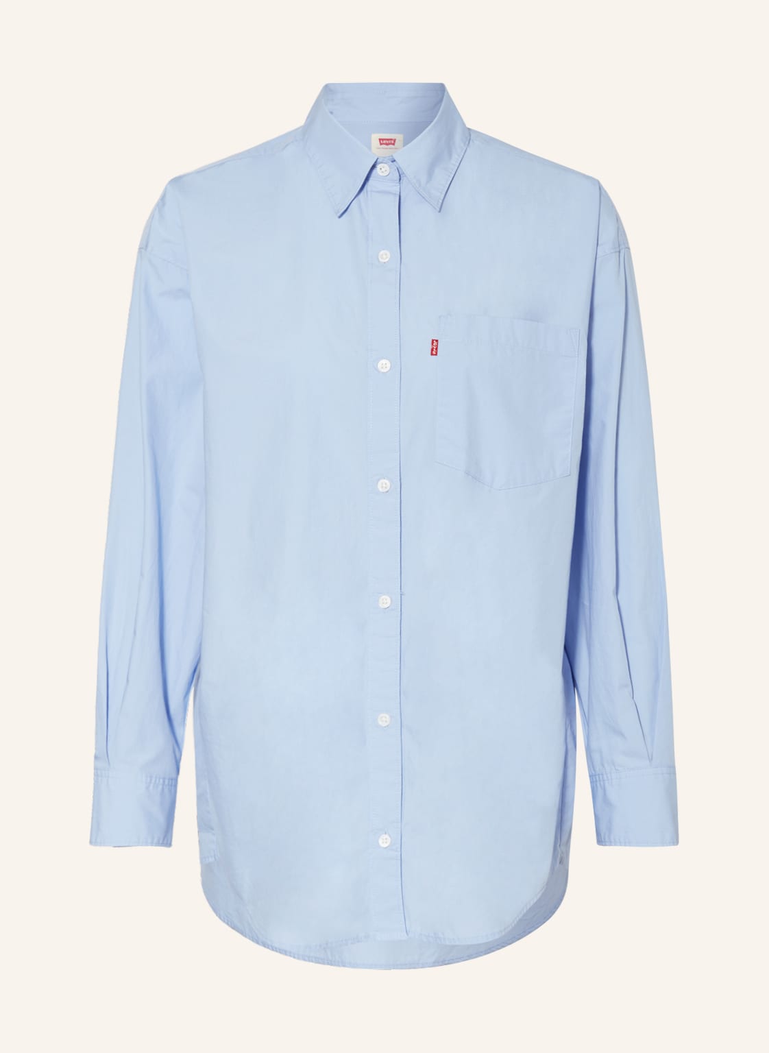 Image of Levi's® Oversized-Hemdbluse Nola blau