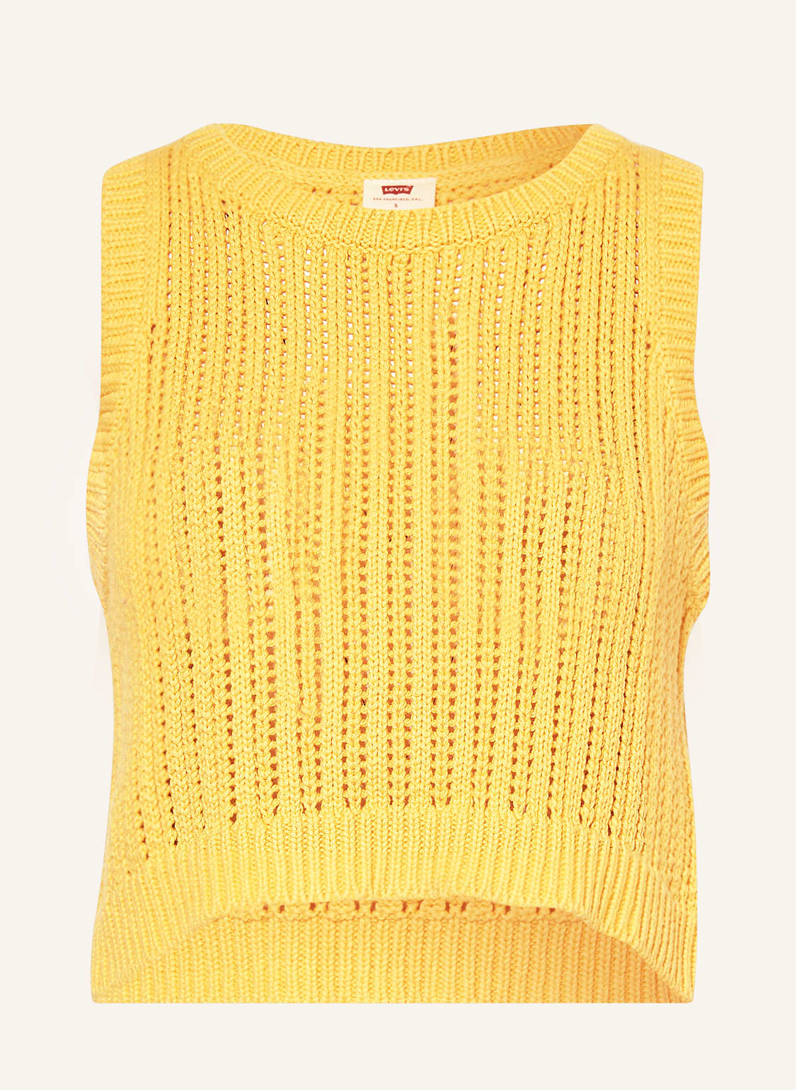 Image of Levi's® Cropped-Pullunder Amber gelb