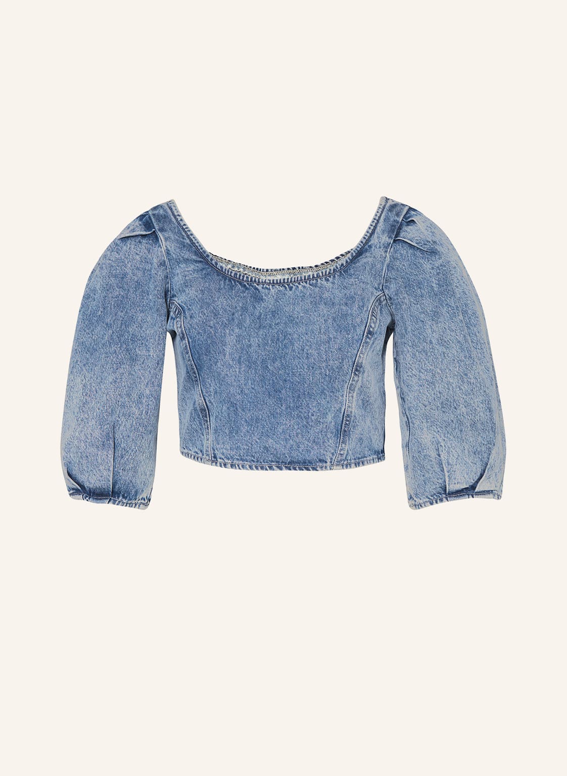 Image of Levi's® Cropped-Shirt Mit 3/4-Arm blau