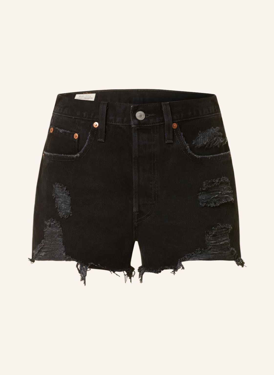 Image of Levi's® Jeansshorts 501 Original schwarz