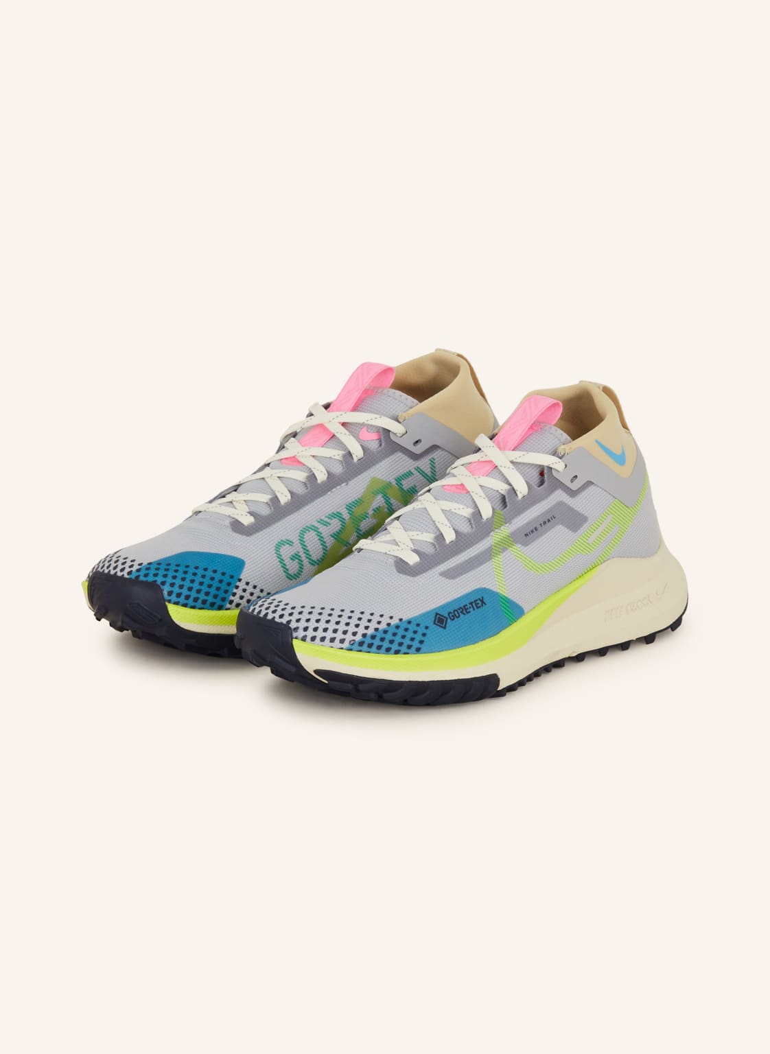 Image of Nike Trailrunning-Schuhe React Pegasus Trail 4 Gtx grau