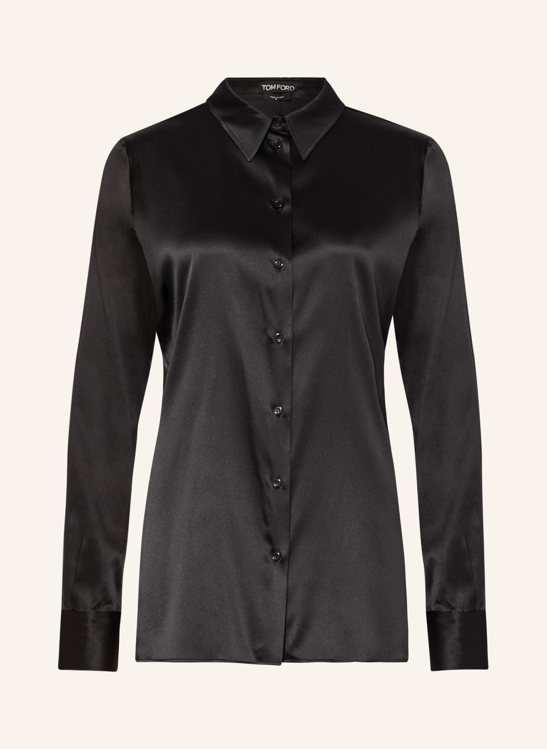 Image of Tom Ford Hemdbluse Aus Seide schwarz