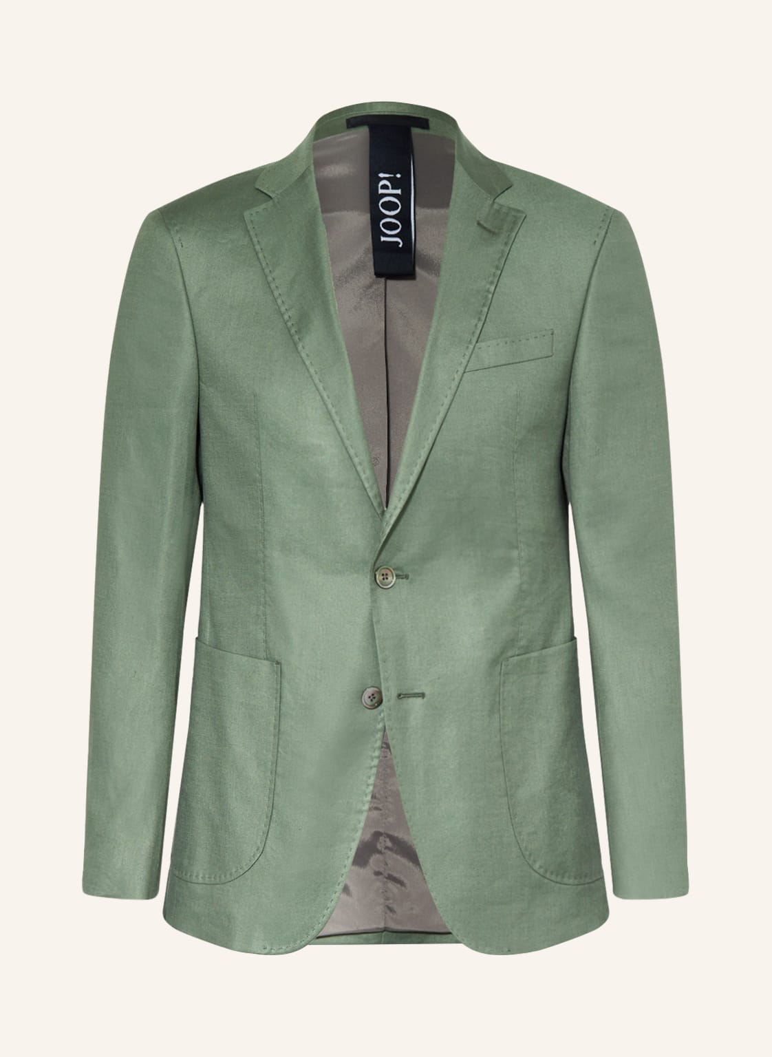 Image of Joop! Anzugsakko Hustle Slim Fit Mit Leinen gruen