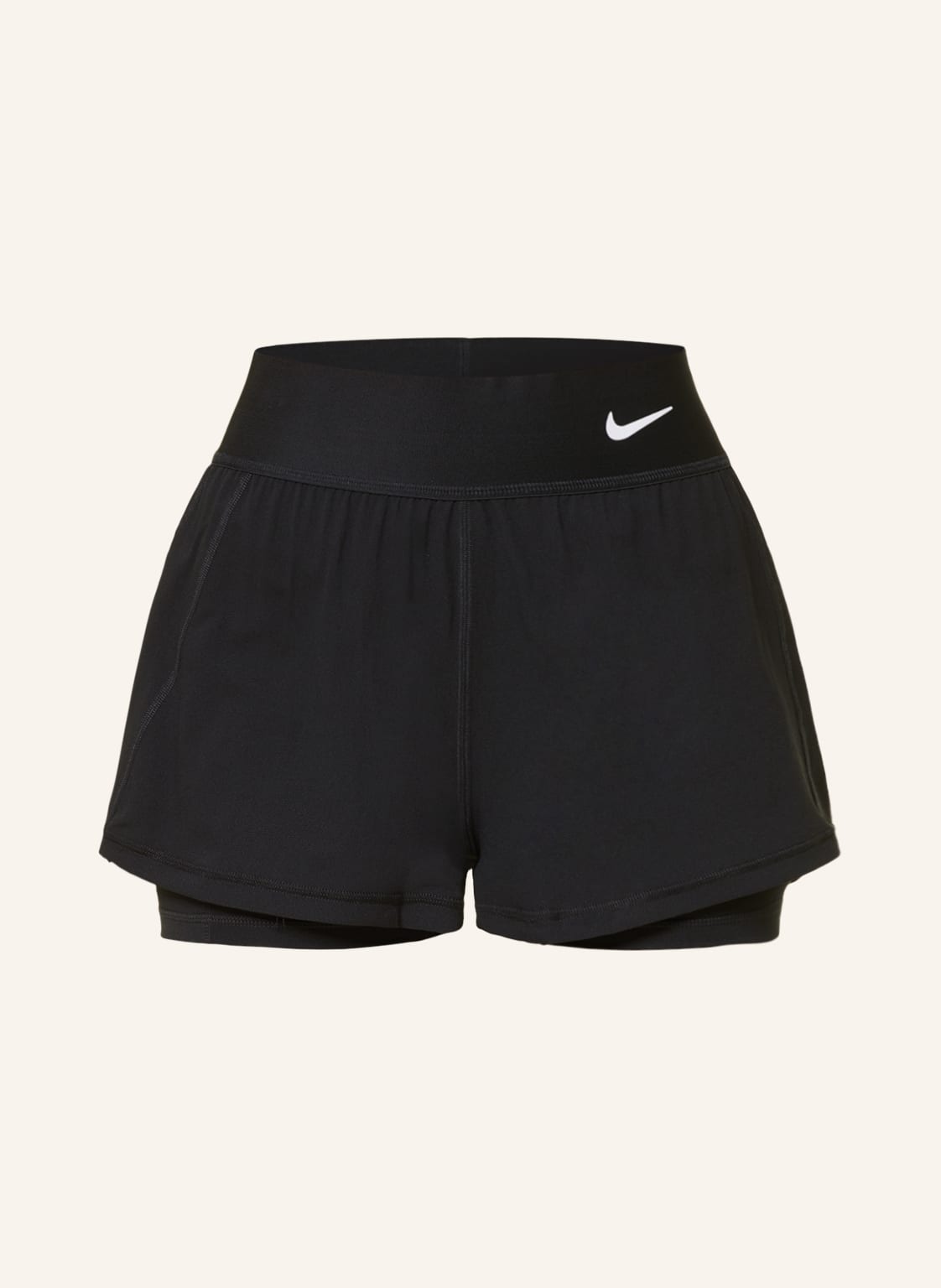 Image of Nike 2-In-1-Tennisshorts Court Dri-Fit Advantage schwarz