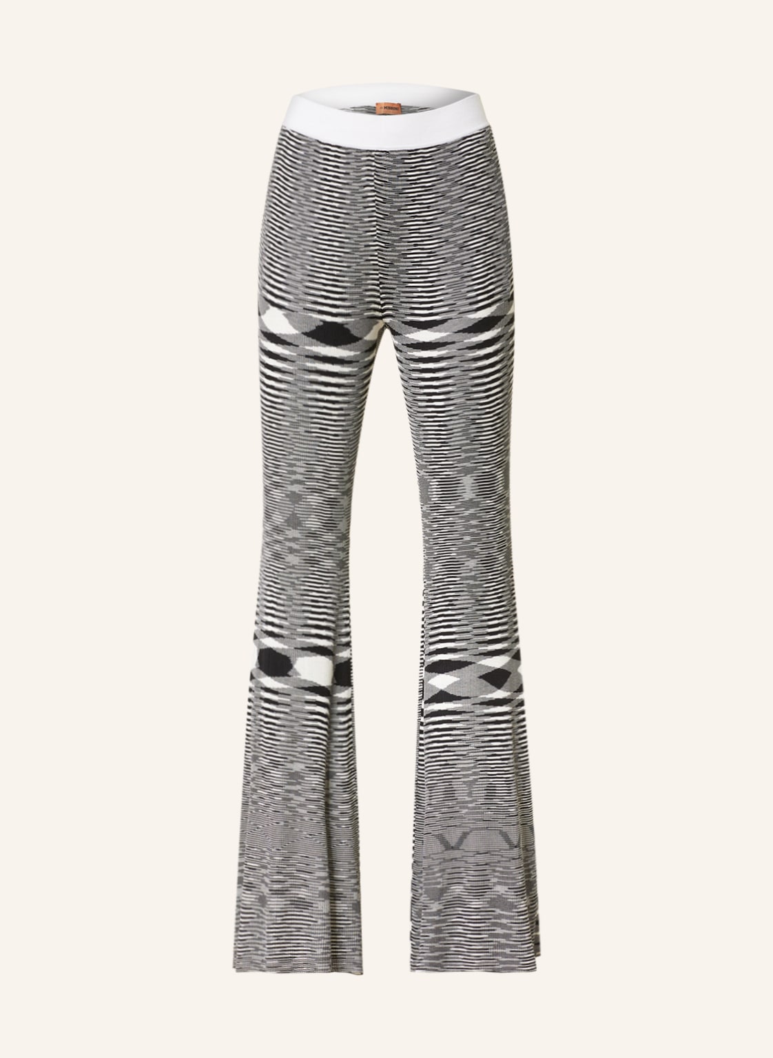 Image of Missoni Strickhose Aus Seide schwarz