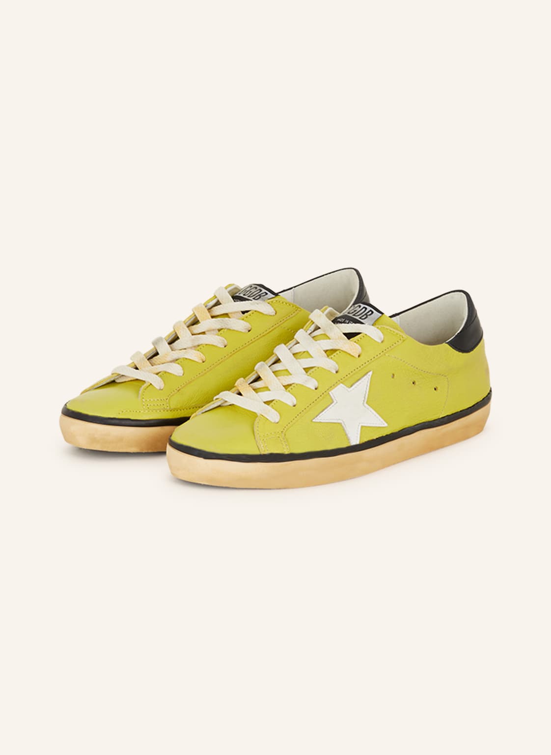 Image of Golden Goose Sneaker Low Super-Star gelb