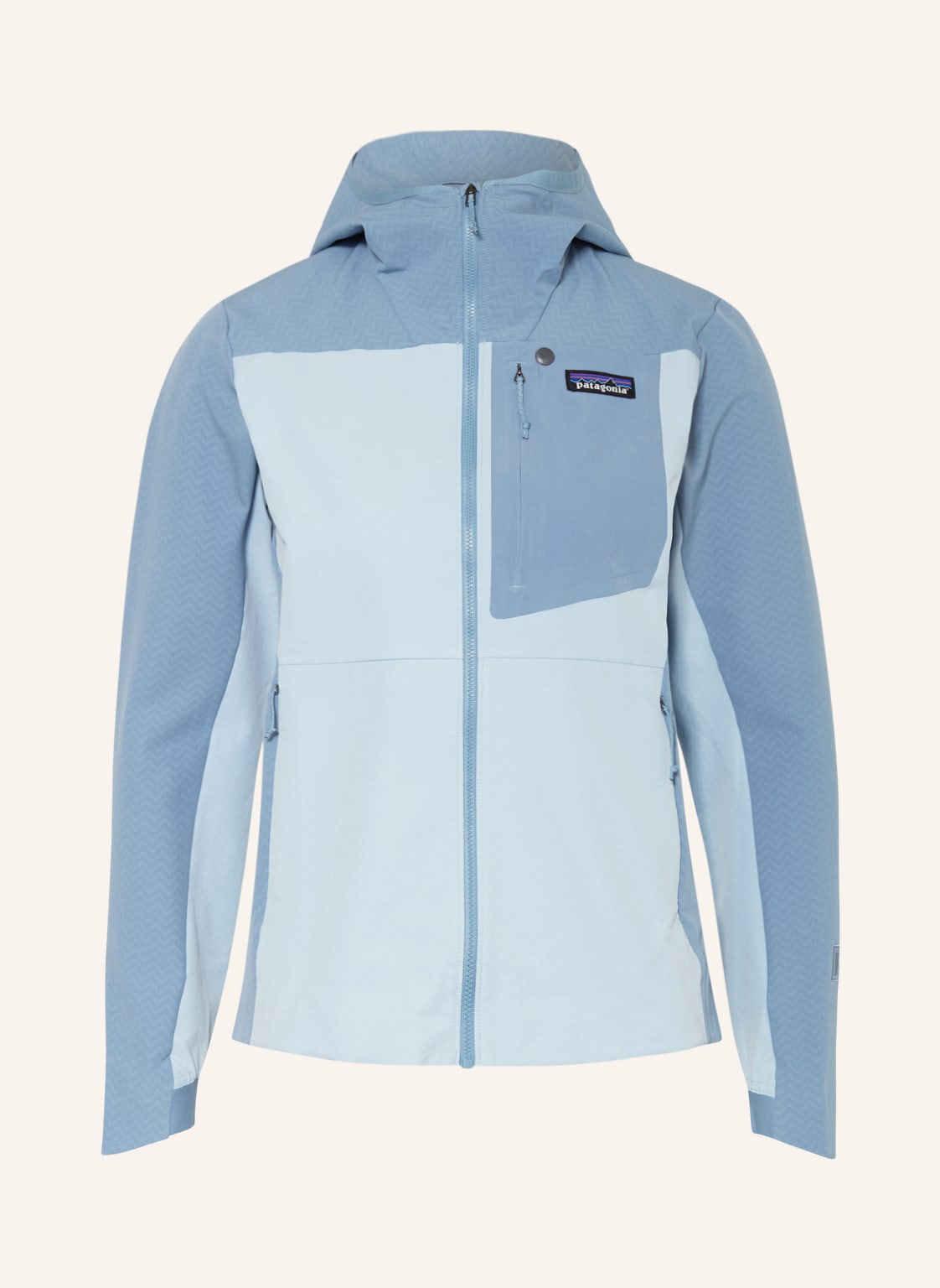 Image of Patagonia Funktionsjacke r1® Crossstrata blau