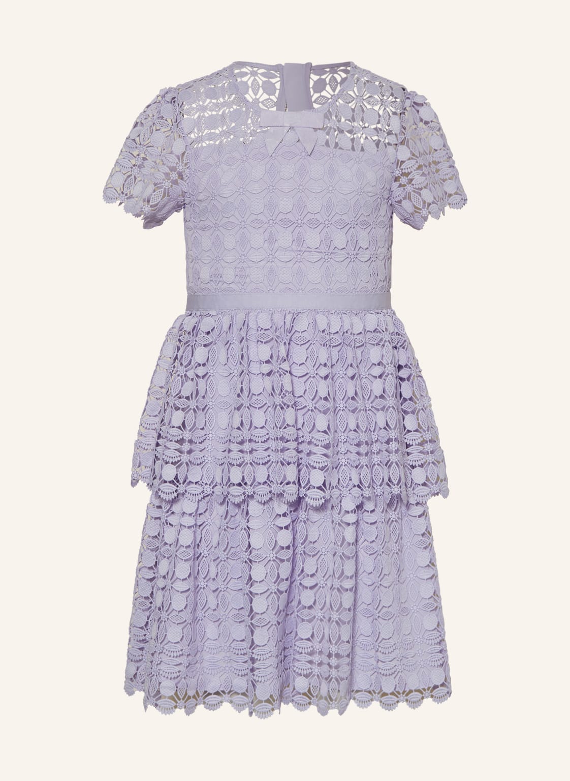 Image of Self-Portrait Spitzenkleid violett