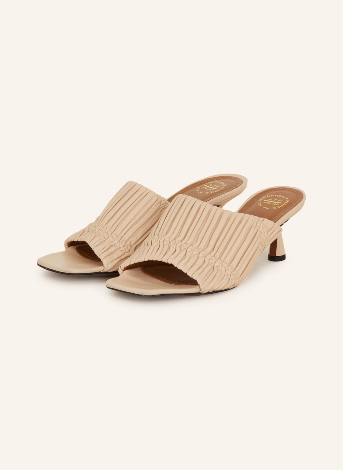 Image of Atp Atelier Mules Caserta beige