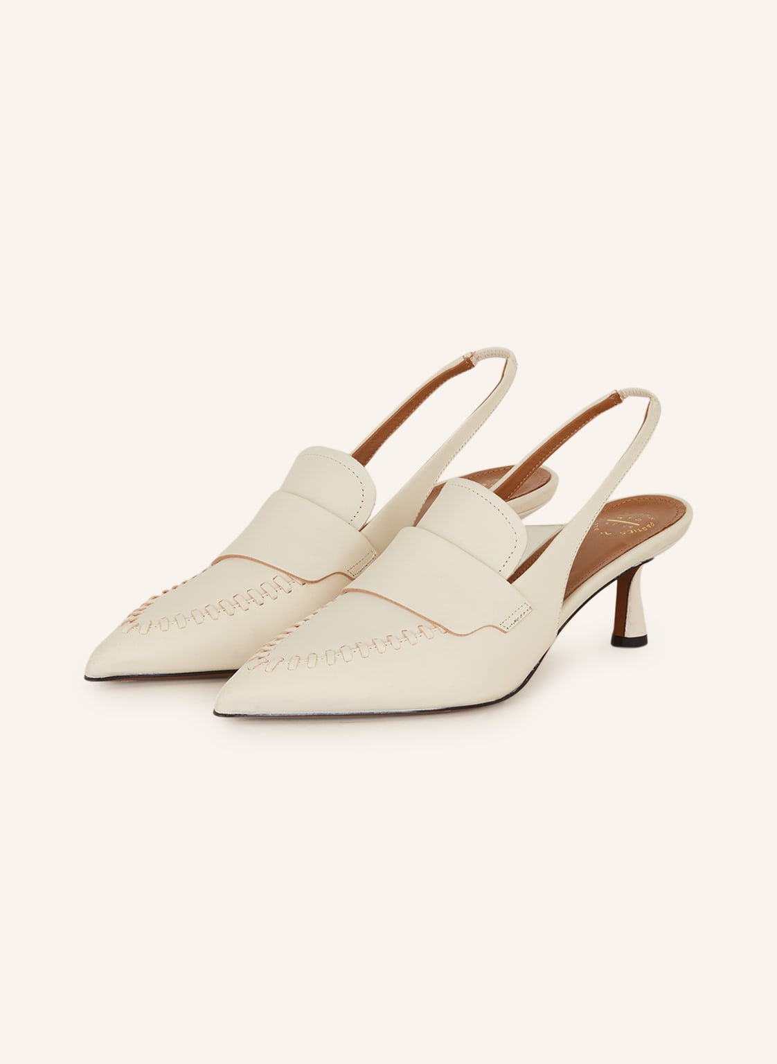 Image of Atp Atelier Slingpumps Severino weiss