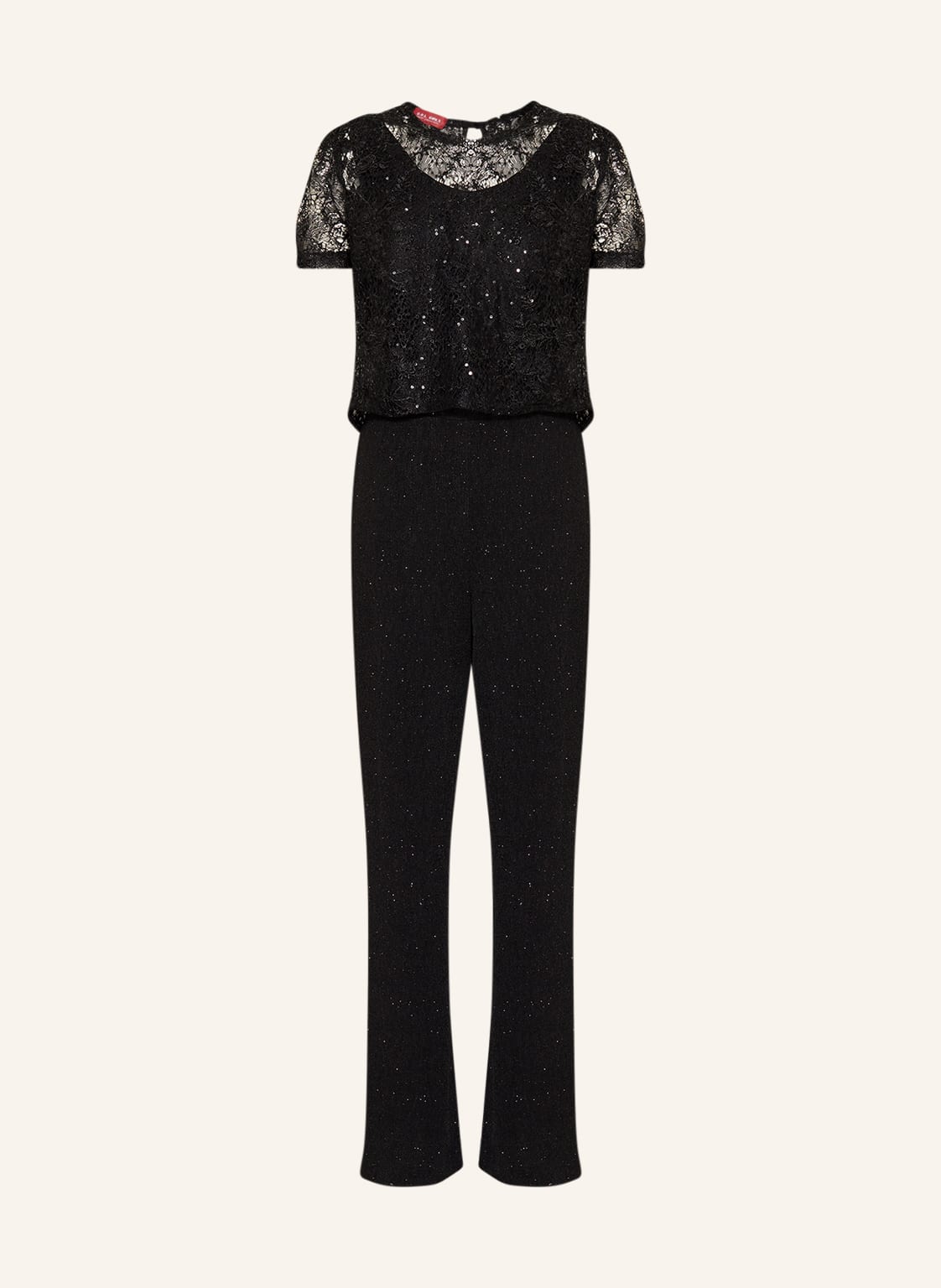 Image of G.O.L. Finest Collection Jumpsuit Mit Pailletten Und Glitzergarn schwarz