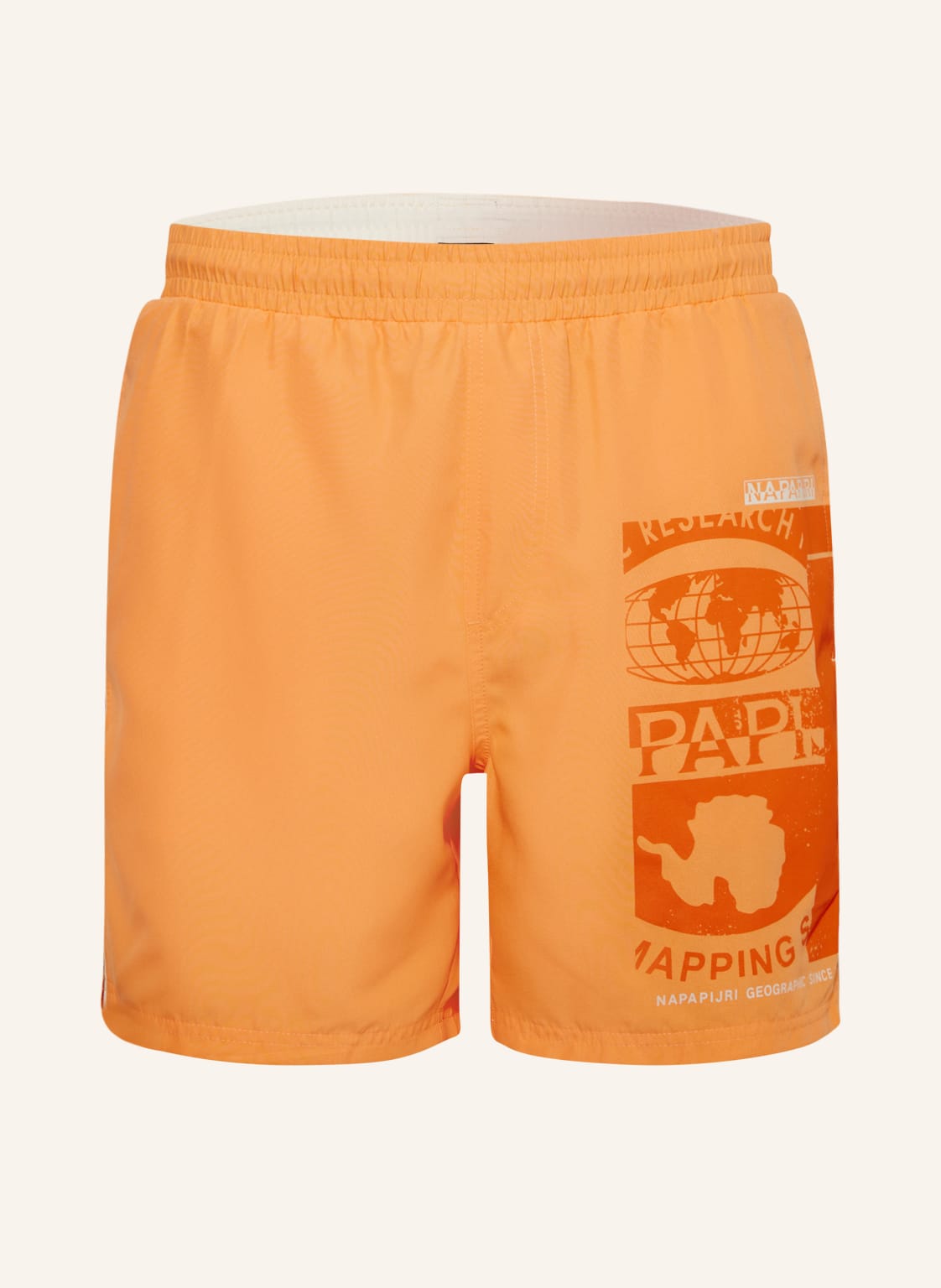 Image of Napapijri Badeshorts V-Galapagos orange