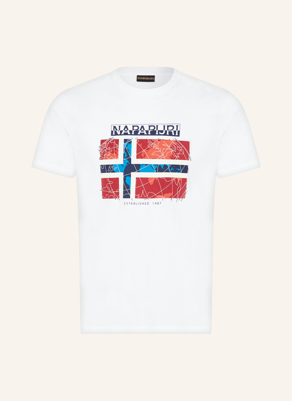 Image of Napapijri T-Shirt Guiro weiss