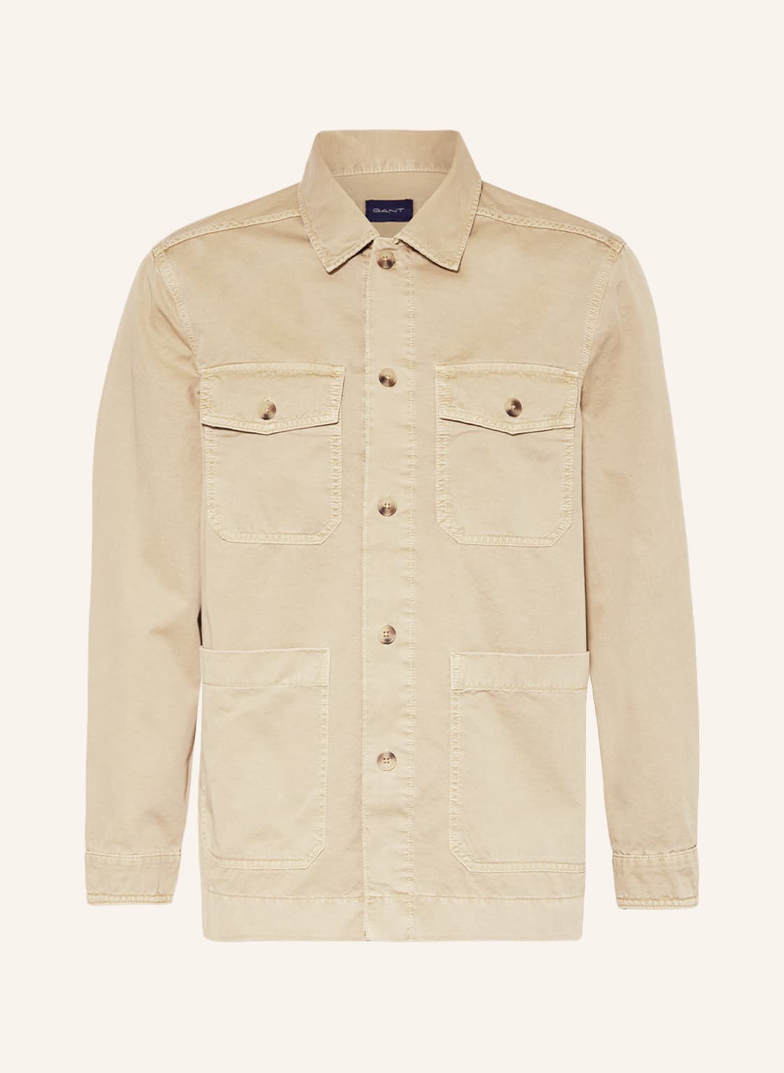 Image of Gant Overjacket beige