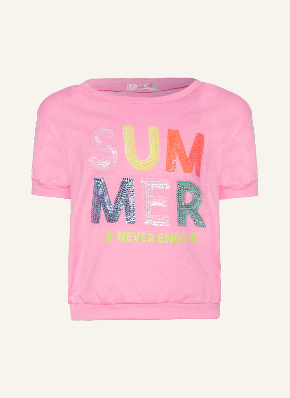 Image of Billieblush T-Shirt Mit Pailletten pink
