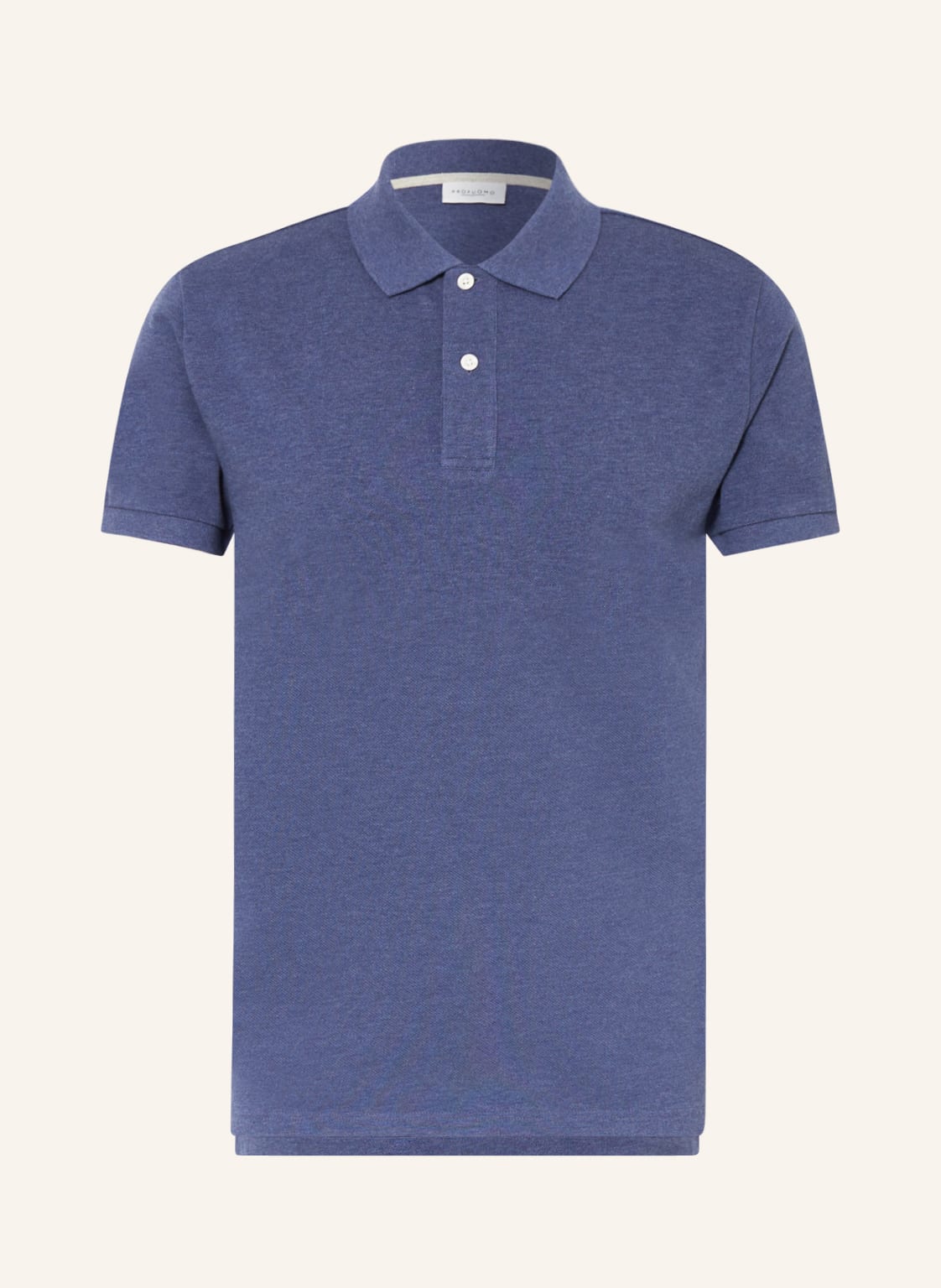 Image of Profuomo Piqué-Poloshirt blau