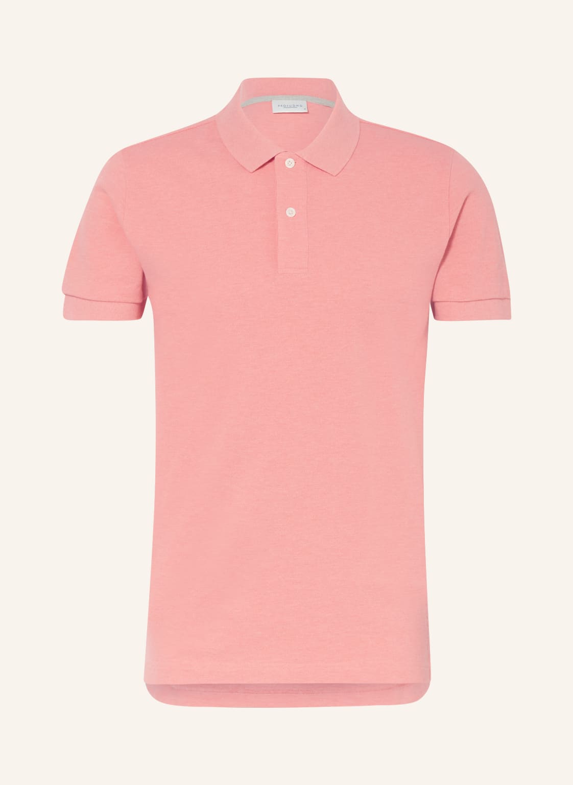 Image of Profuomo Piqué-Poloshirt pink