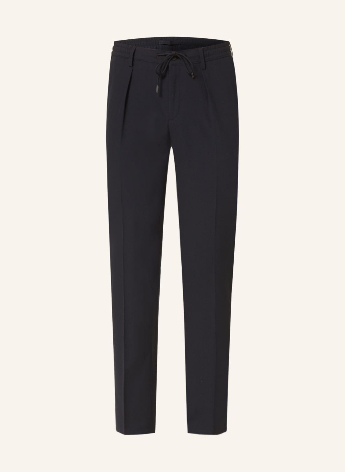 Image of Profuomo Hose Im Jogging-Stil Slim Fit blau