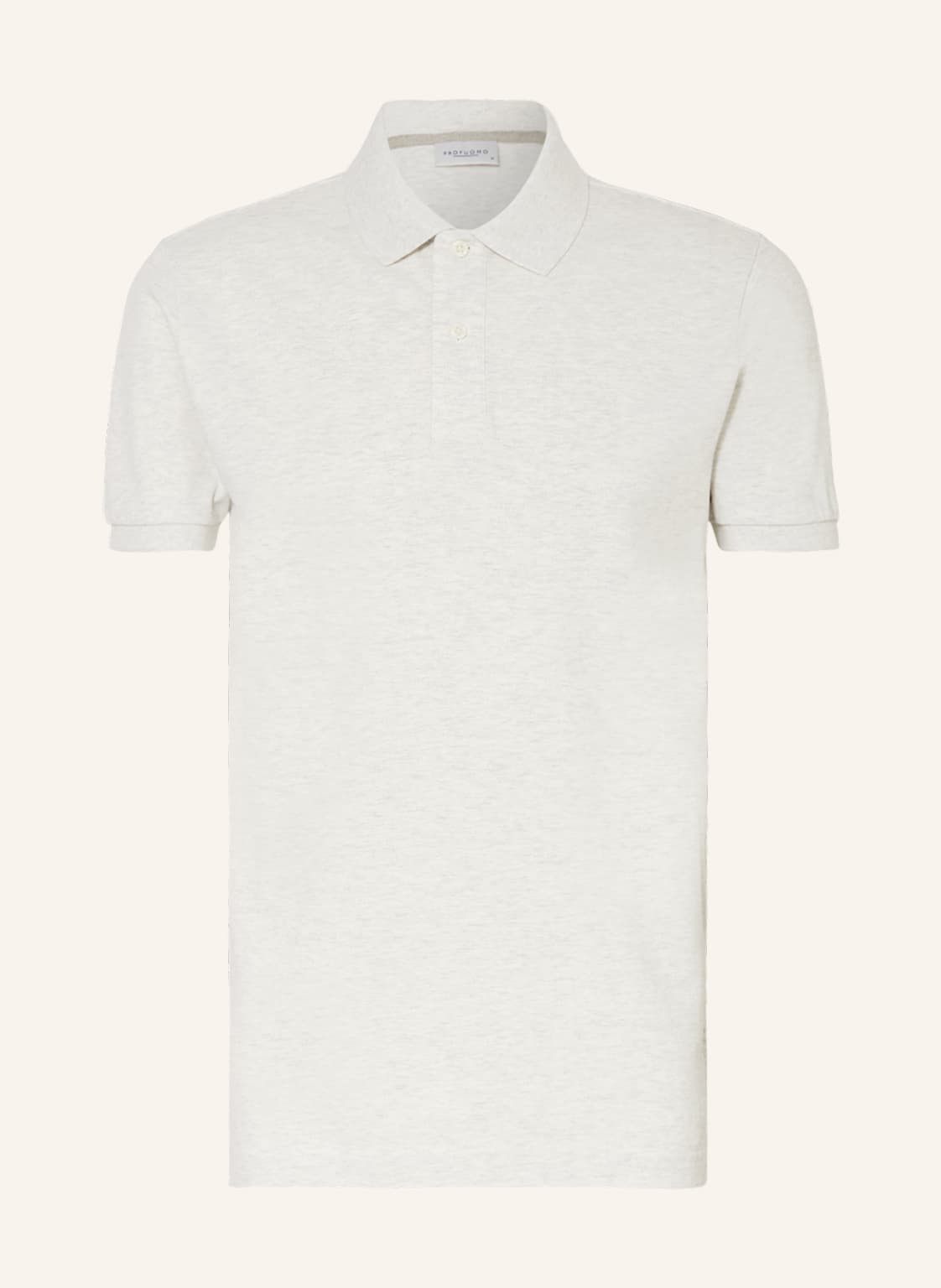 Image of Profuomo Piqué-Poloshirt grau