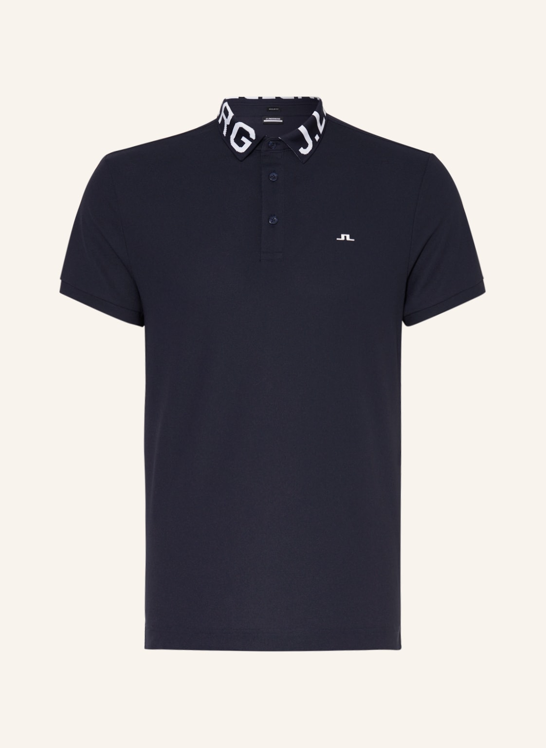Image of J.Lindeberg Piqué-Poloshirt Regular Fit blau