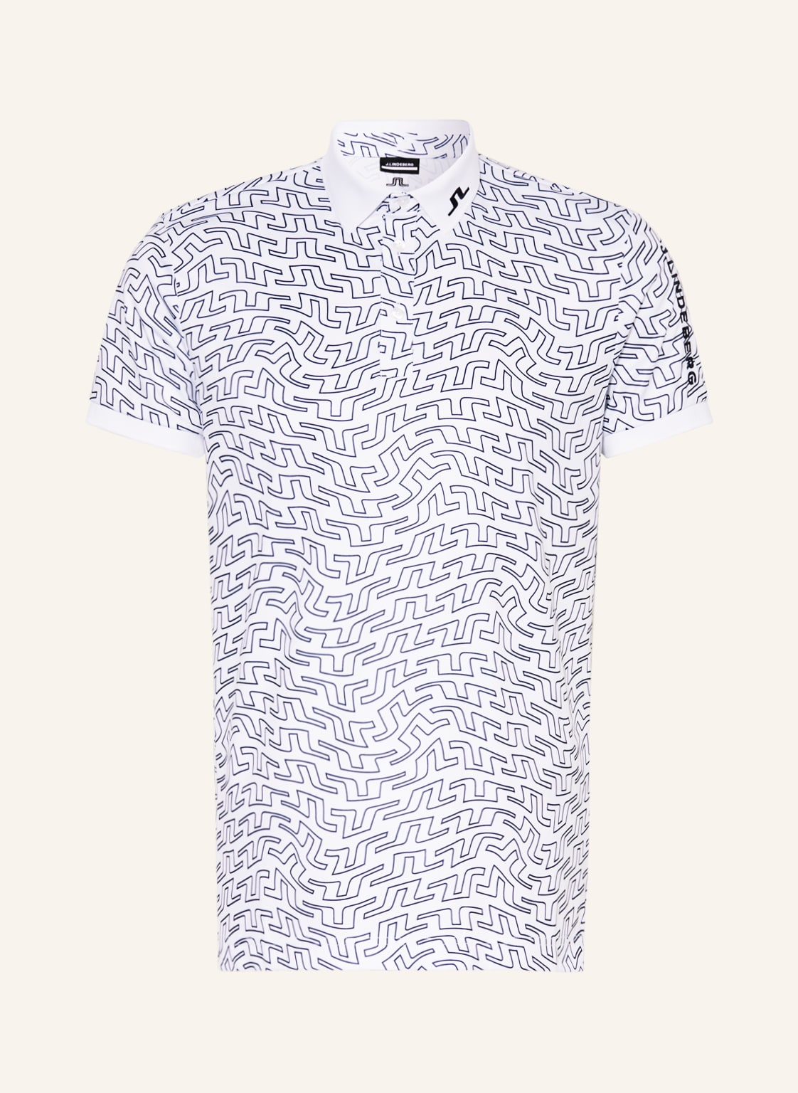 Image of J.Lindeberg Funktions-Poloshirt Regular Fit weiss