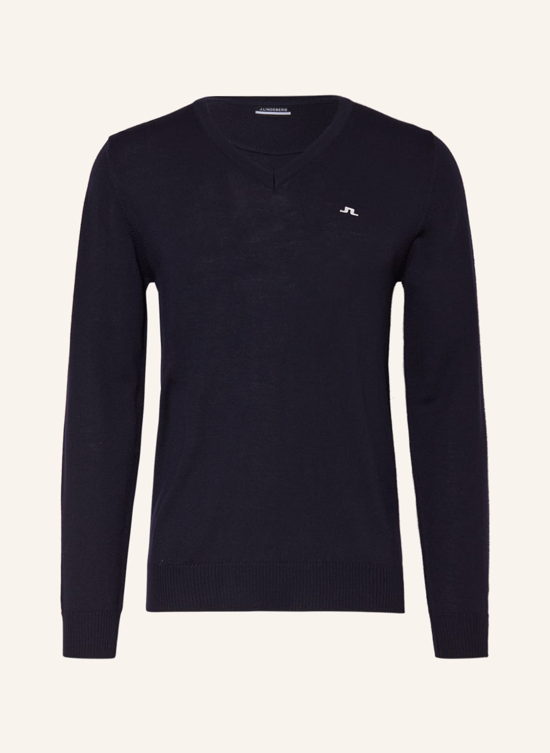 Image of J.Lindeberg Pullover Aus Merinowolle blau