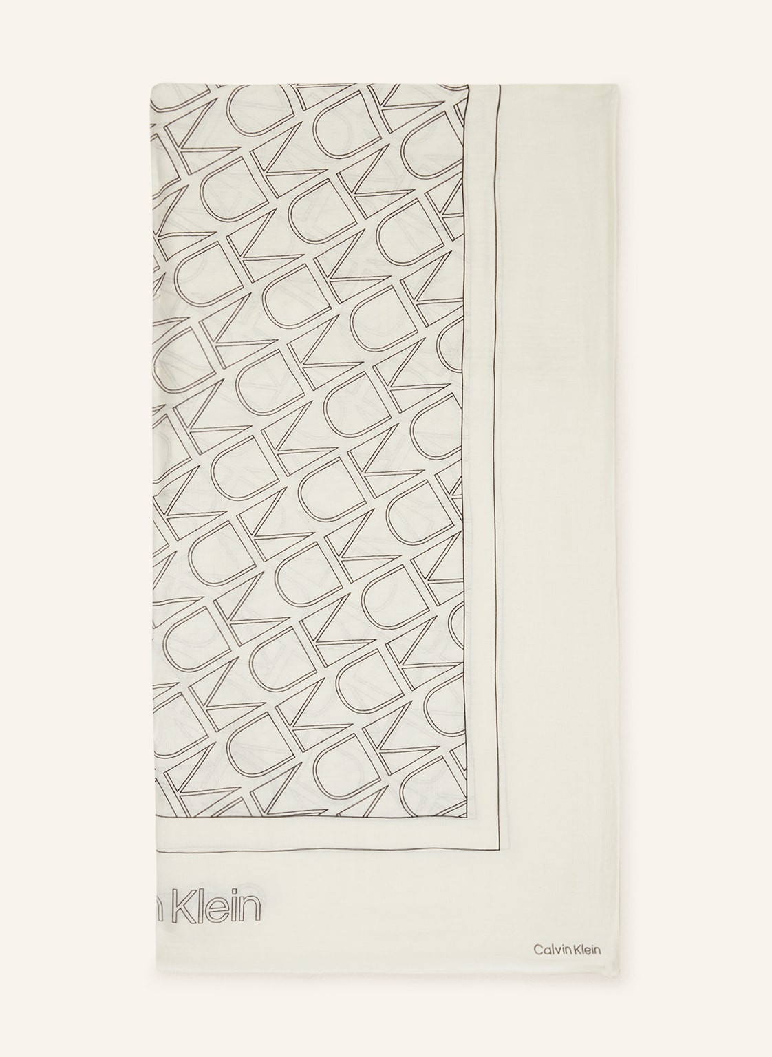 Image of Calvin Klein Tuch Mit Seide weiss